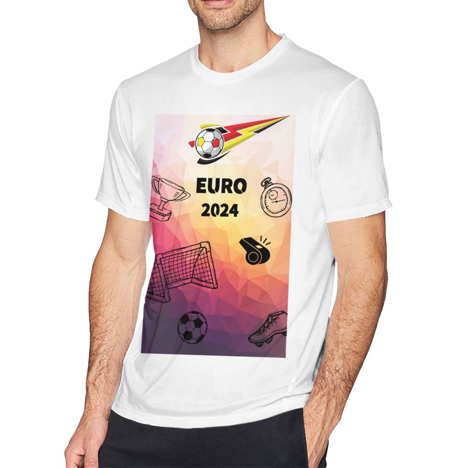 Men's Germany EURO 2024 Basic Short Sleeve T-Shirt BST1771