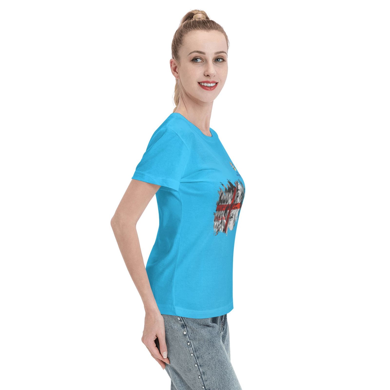 Woman's England EURO 2024 Basic Short Sleeve T-Shirt WBT1712