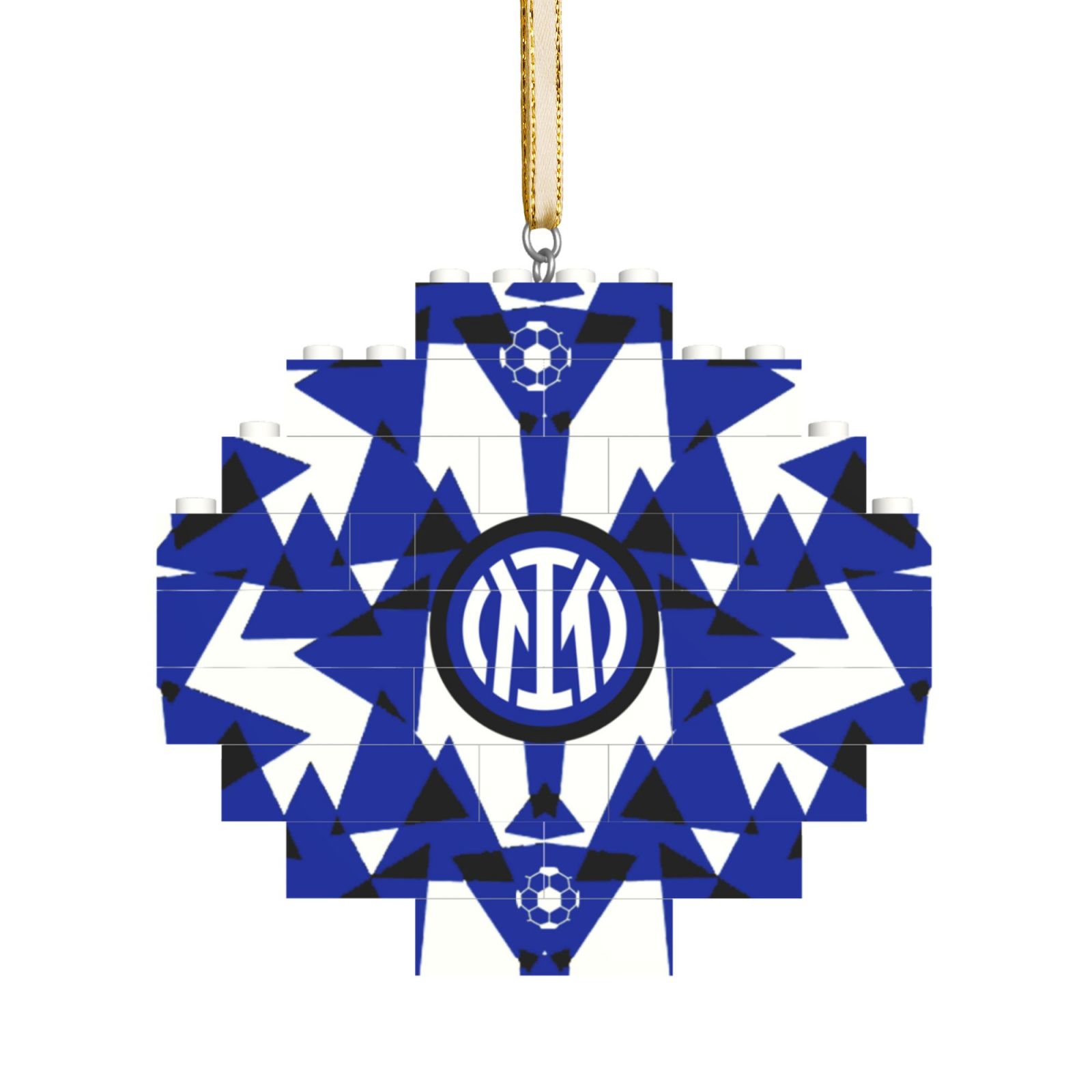 Inter Milan Building Block Puzzle Ornament BBP2014