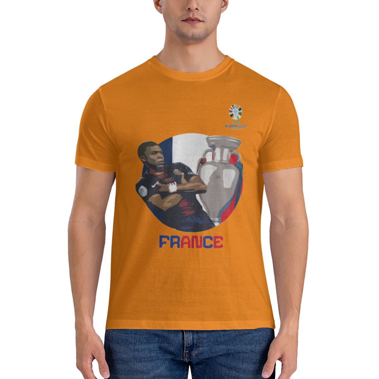 Men's France EURO 2024 Basic Short Sleeve T-Shirt BST1729