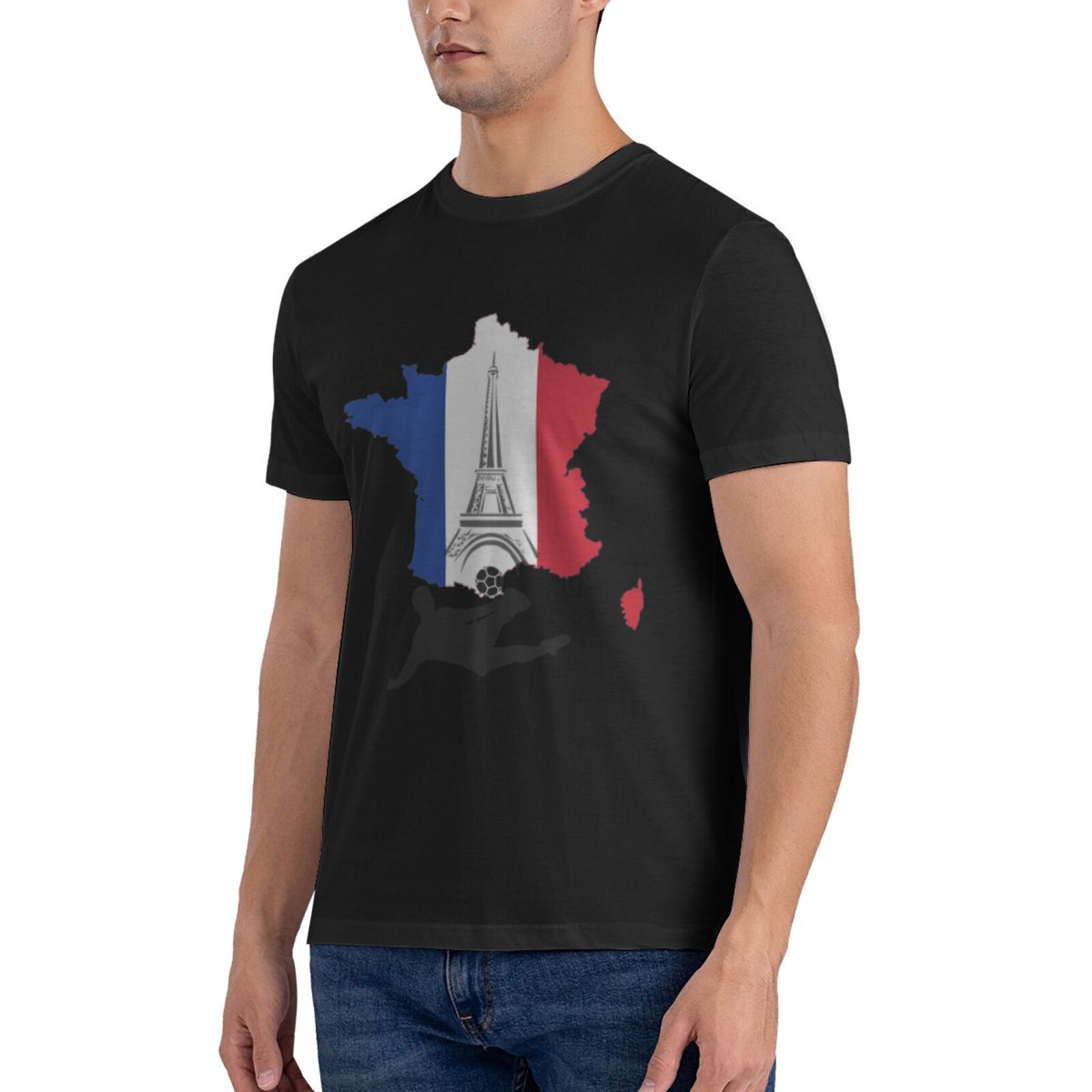 Men's France EURO 2024 Basic Short Sleeve T-Shirt BST1772