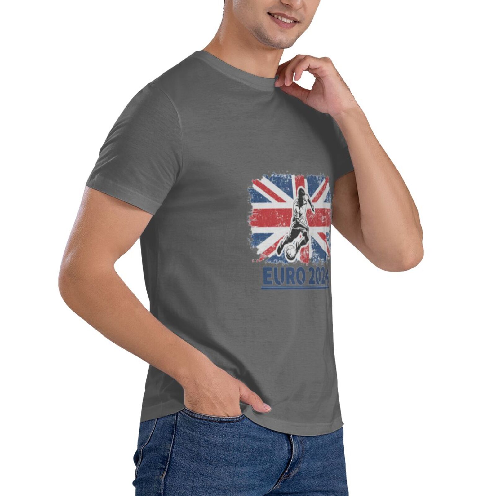 Men's England EURO 2024 Basic Short Sleeve T-Shirt BST1750
