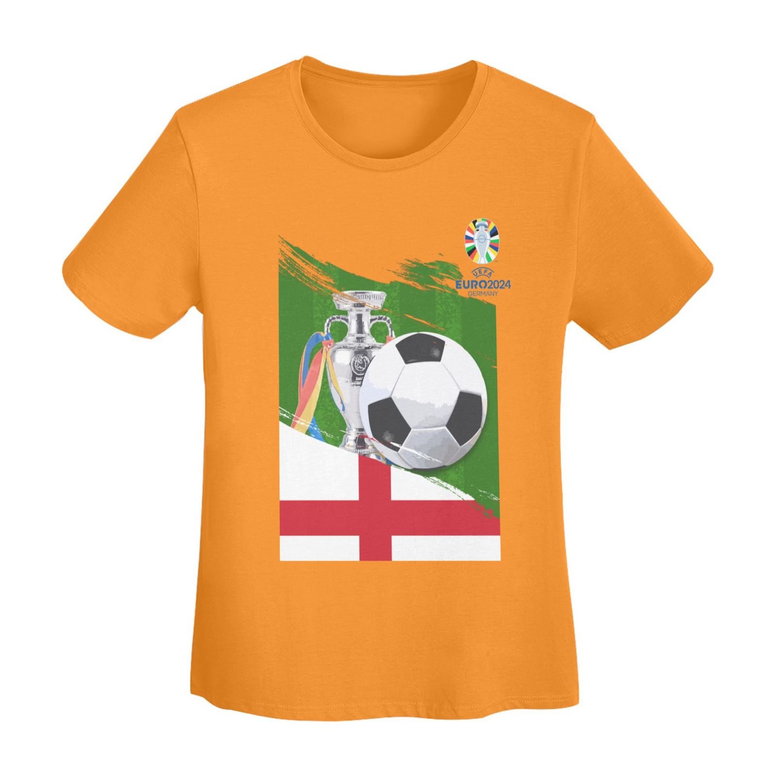 Women's England EURO 2024 Basic Short Sleeve T-Shirt WBT1682