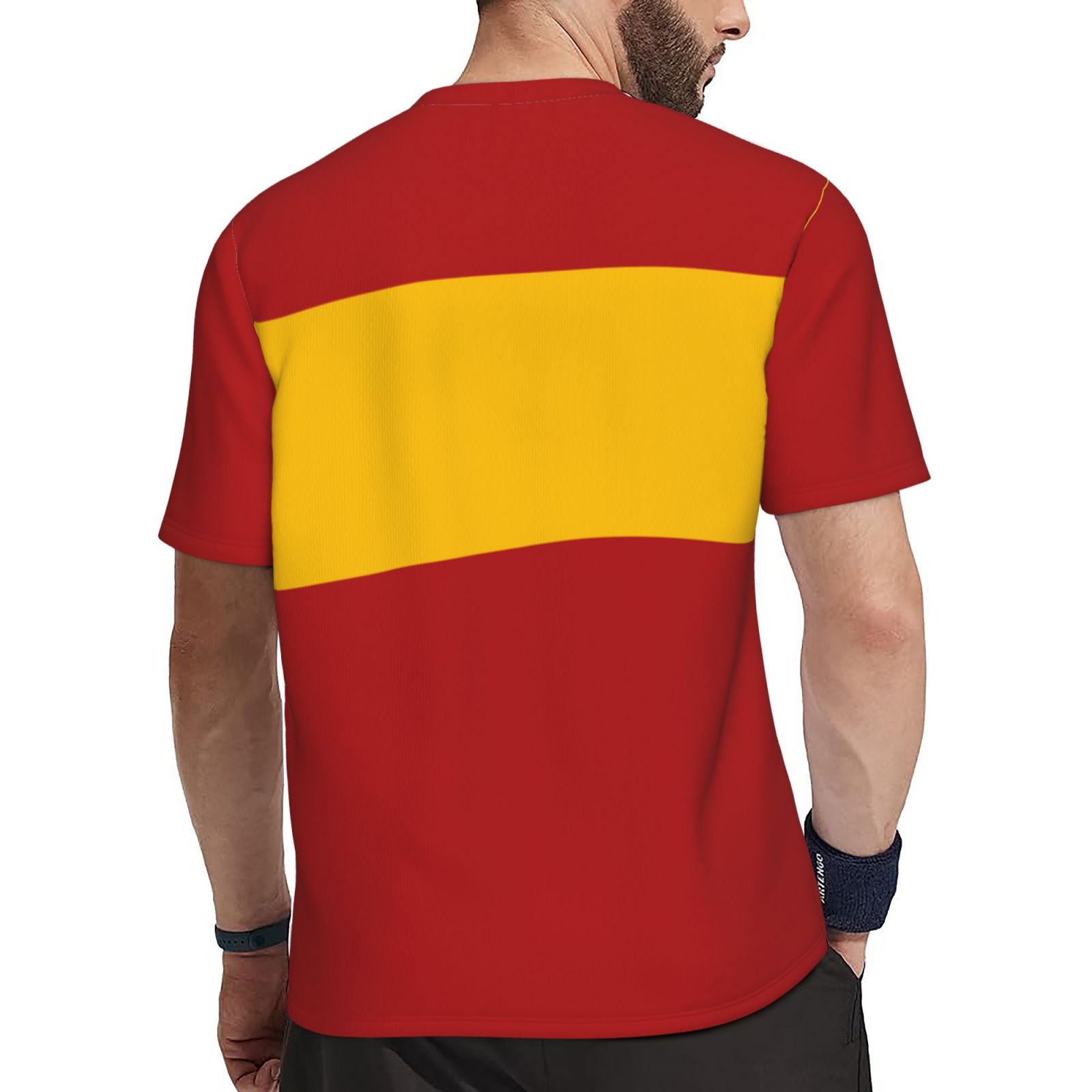 Men's Spain EURO 2024 Short Sleeved Mesh T-Shirt SMT1685