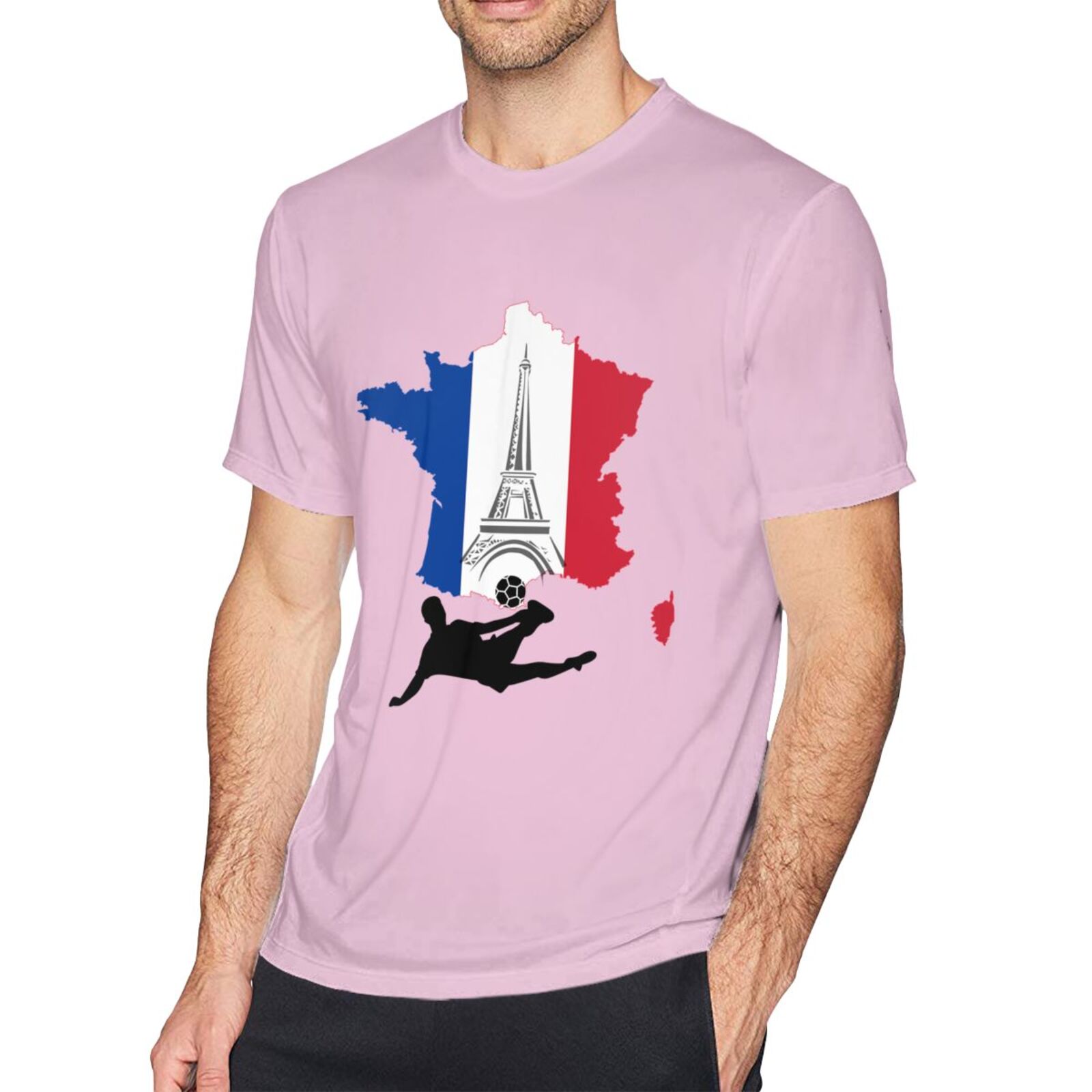 Men's France EURO 2024 Basic Short Sleeve T-Shirt BST1772