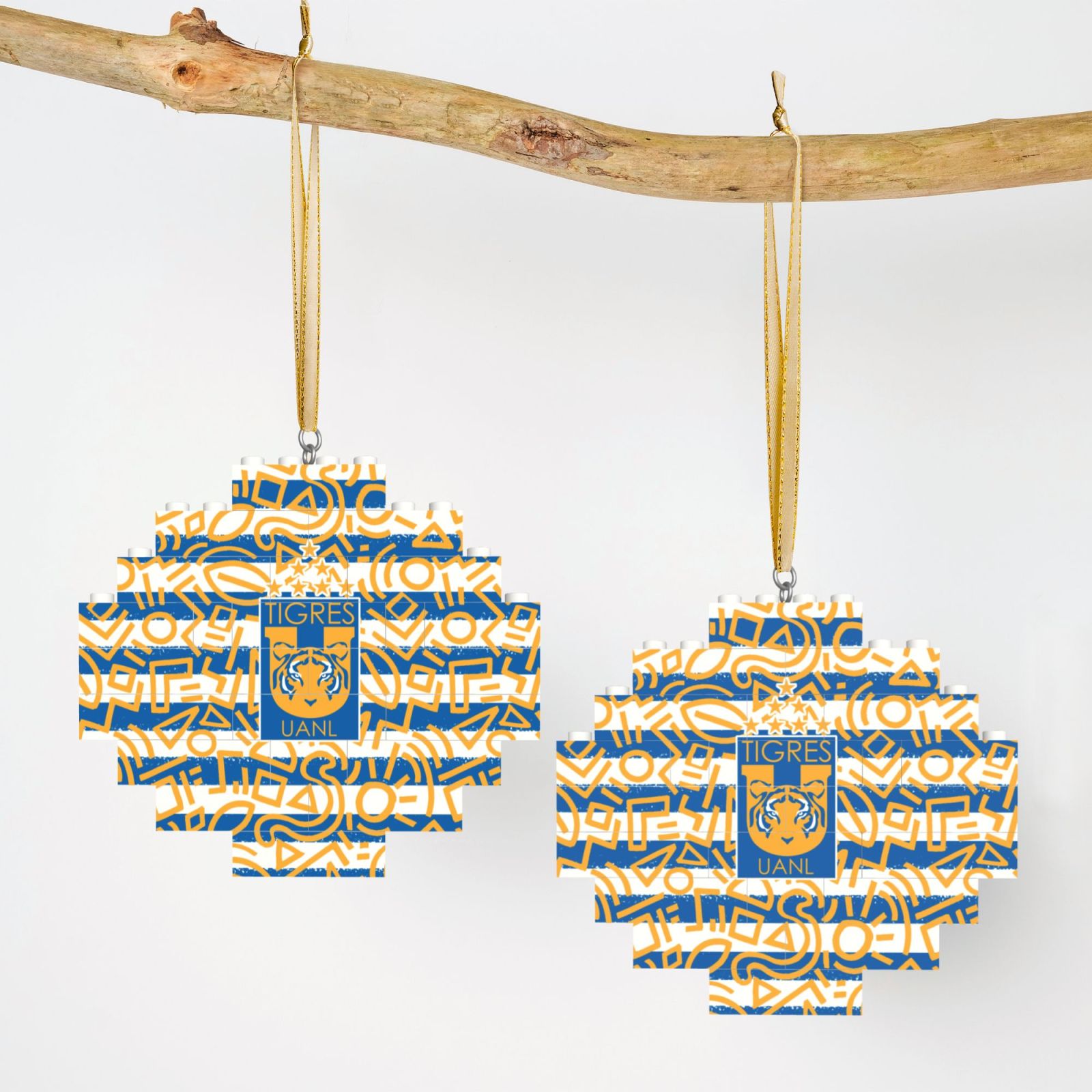 Tigres UANL Building Block Puzzle Ornament BBP2032