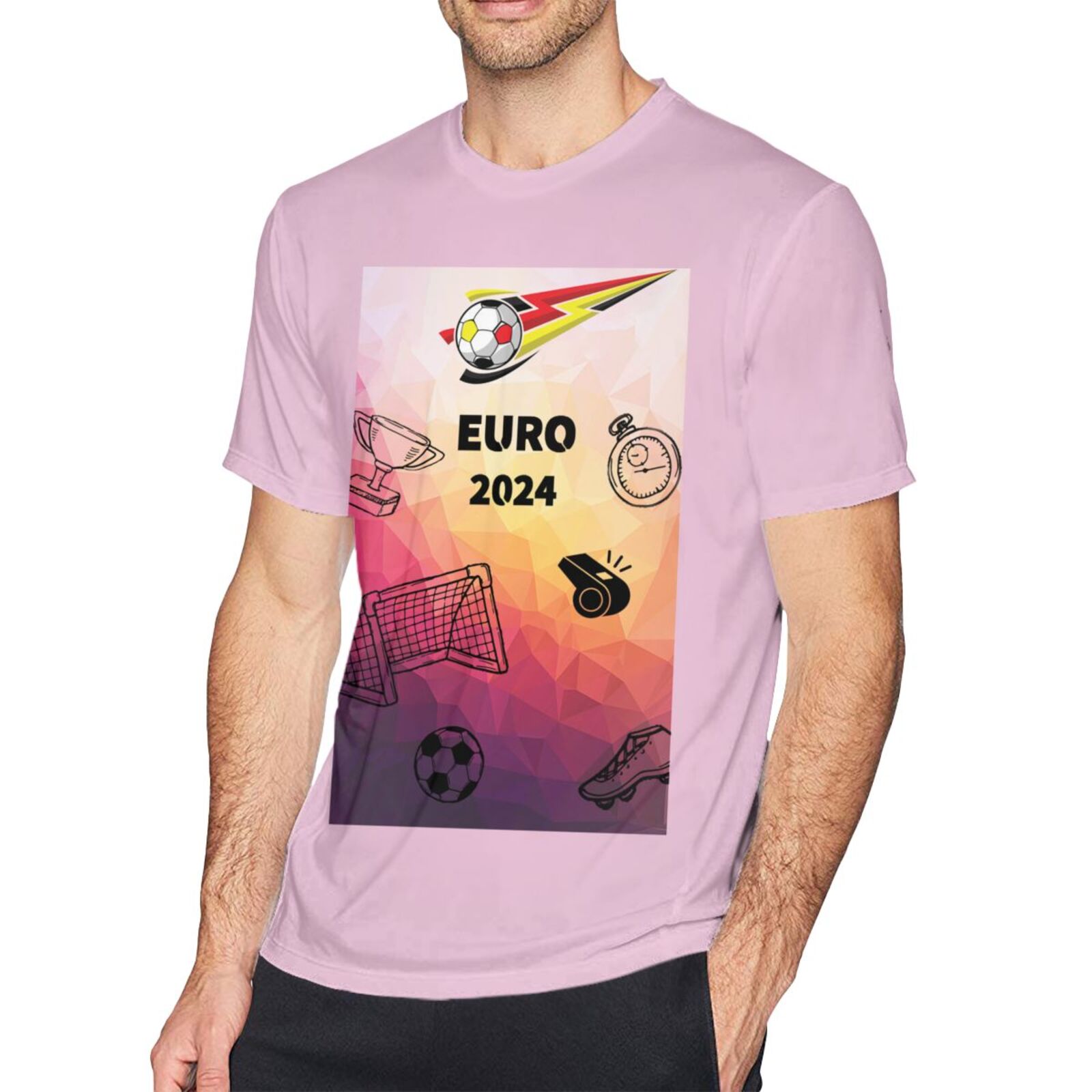 Men's Germany EURO 2024 Basic Short Sleeve T-Shirt BST1771