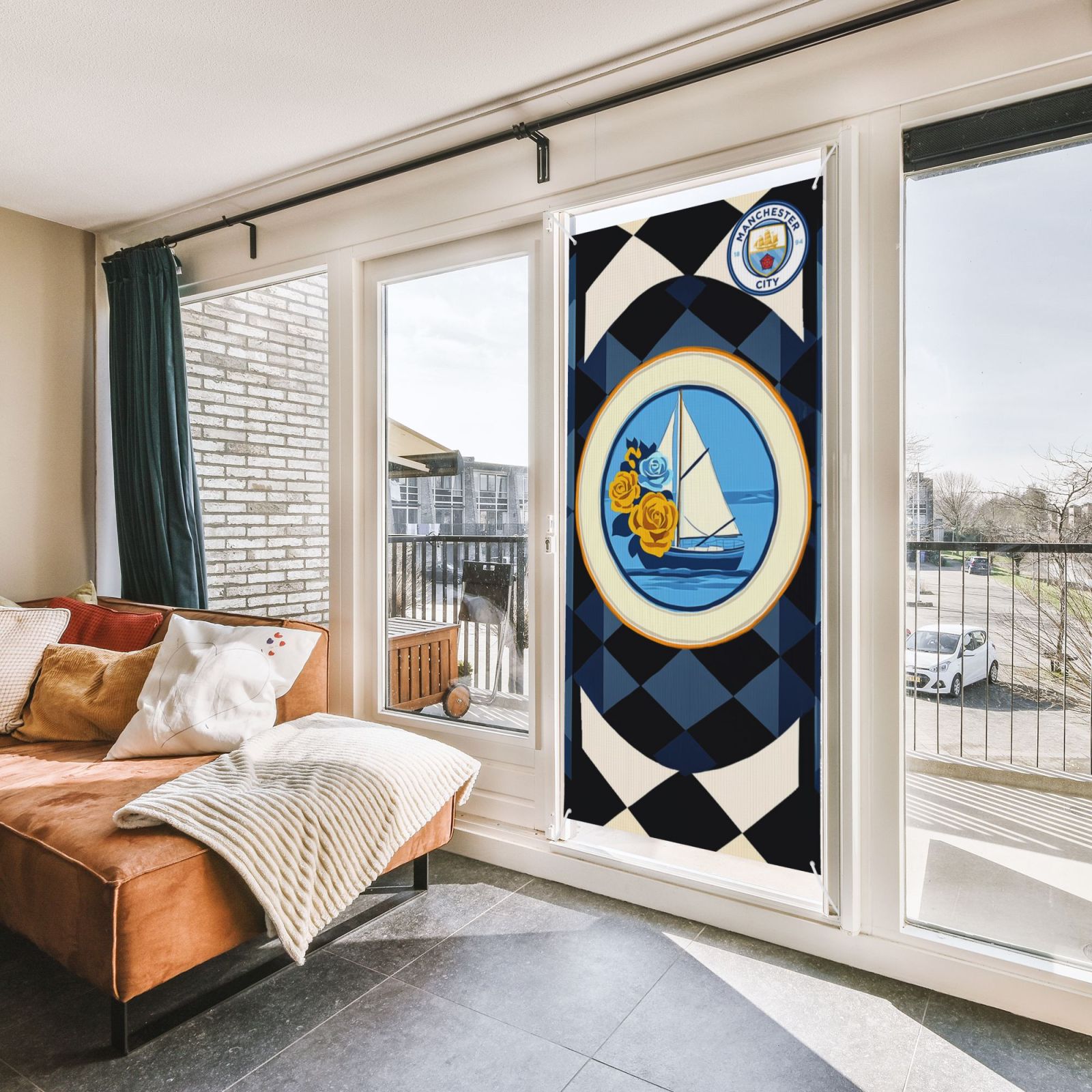 Manchester City Door Cover Decorated Banner DCB2809