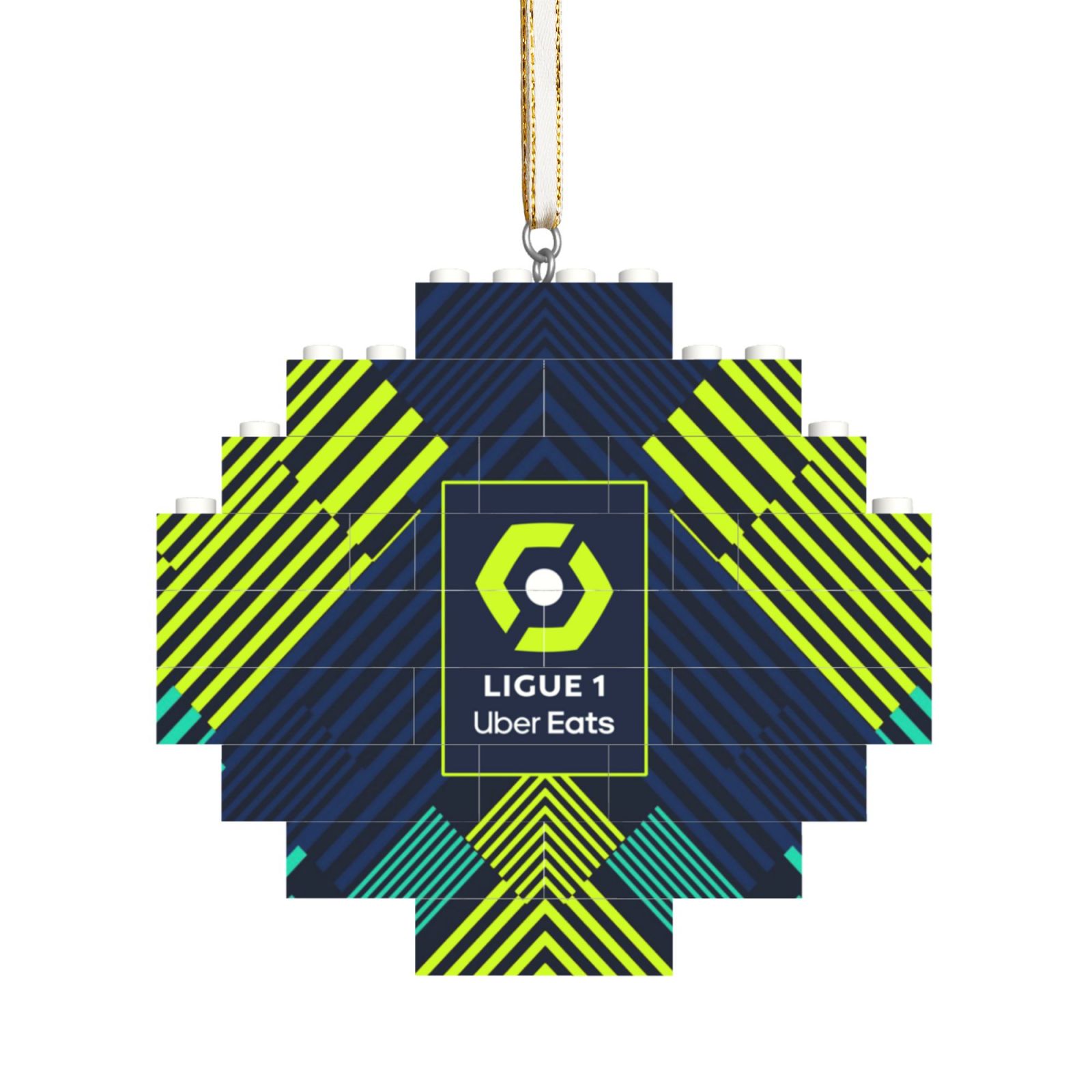 France Football League Building Block Puzzle Ornament BBP2034