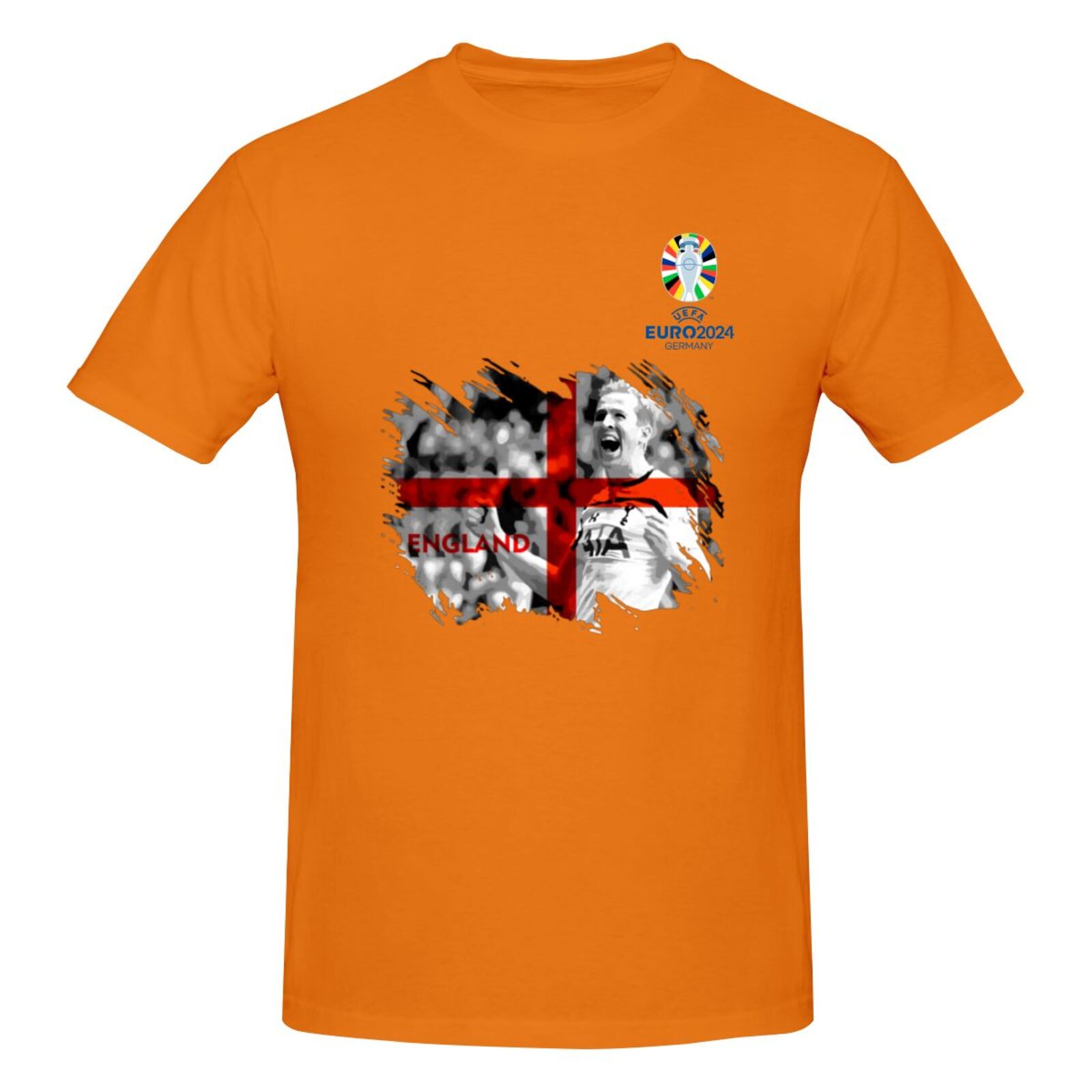 Men's England EURO 2024 Basic Short Sleeve T-Shirt BST1713