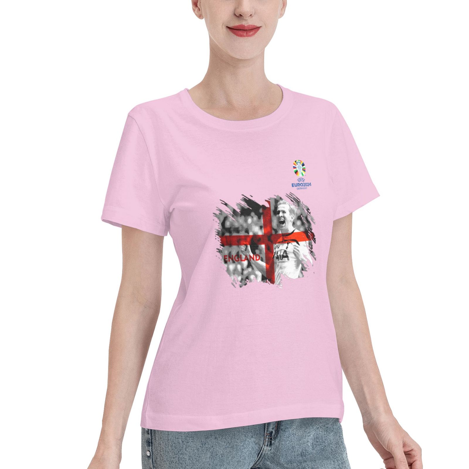 Woman's England EURO 2024 Basic Short Sleeve T-Shirt WBT1712