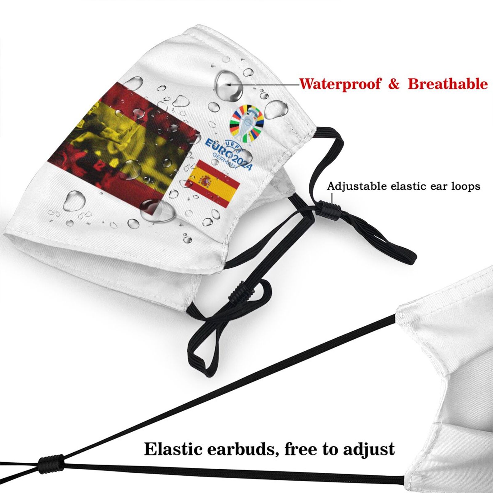 Spain EURO 2024 Adult Dust Mask DMK1741