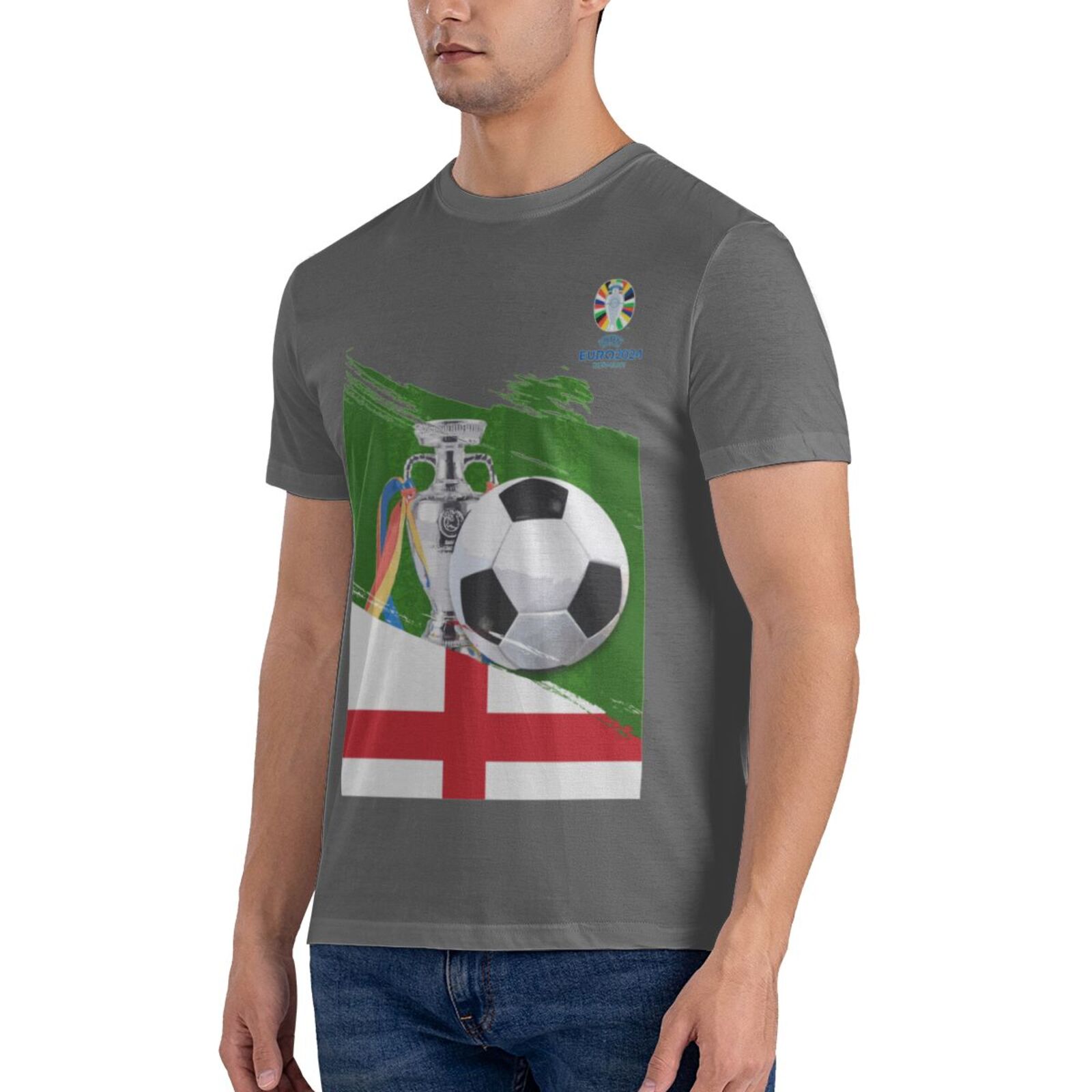 Men's England EURO 2024 Basic Short Sleeve T-Shirt BST1681