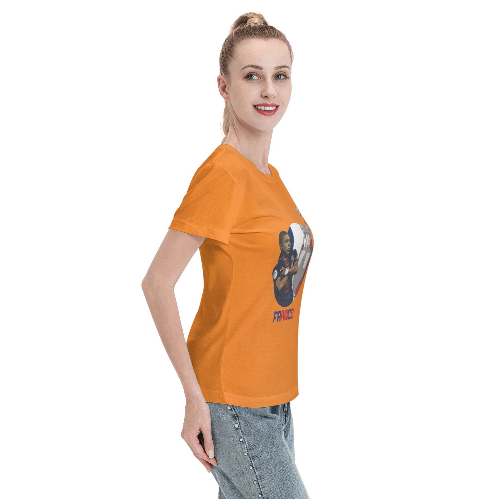 Women's France EURO 2024 Basic Short Sleeve T-Shirt WBT1730