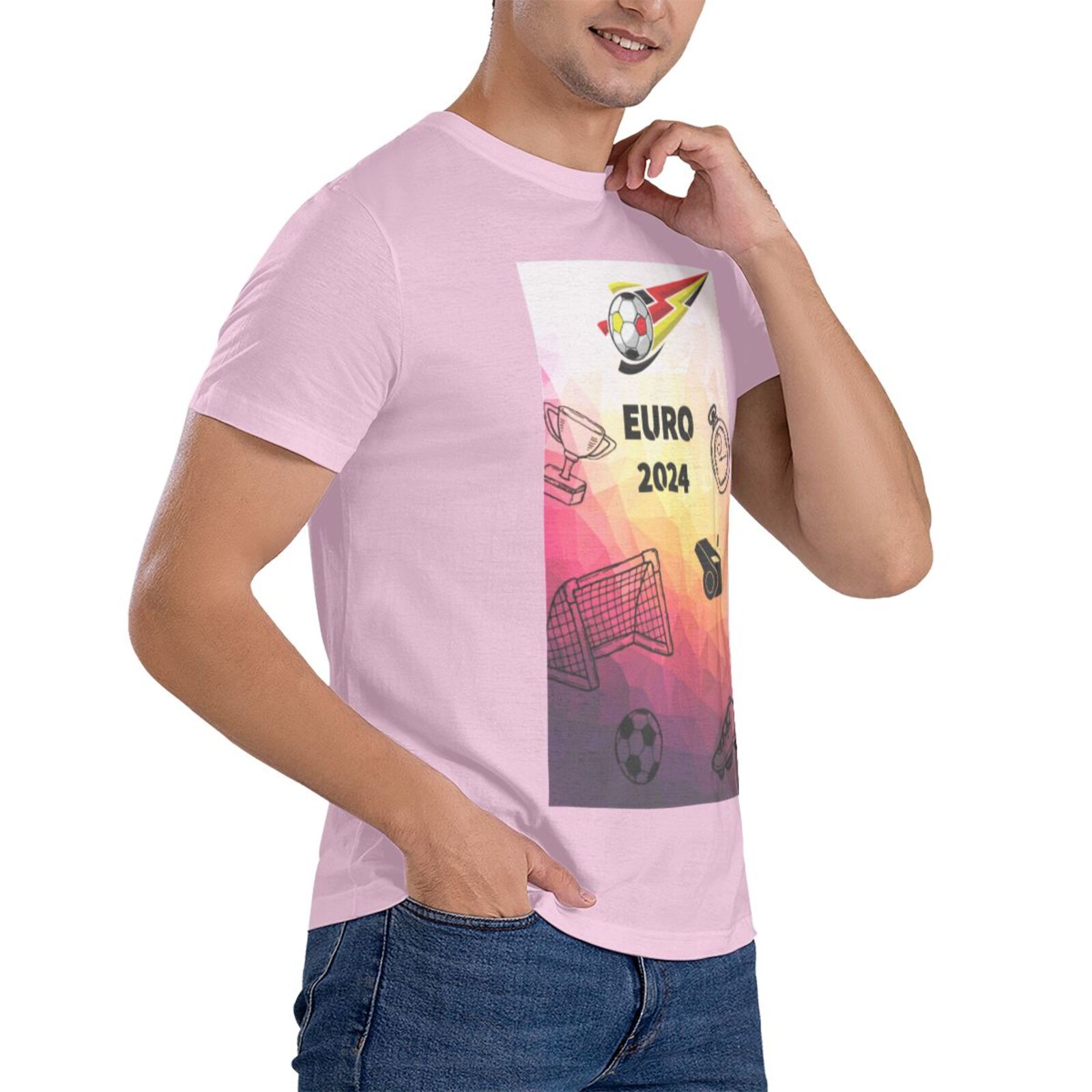 Men's Germany EURO 2024 Basic Short Sleeve T-Shirt BST1771