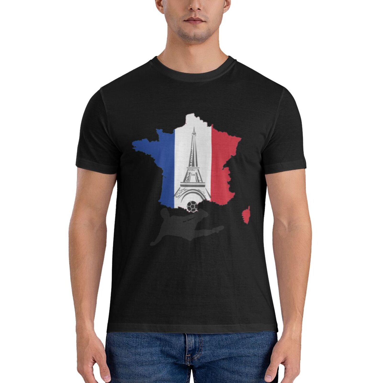 Men's France EURO 2024 Basic Short Sleeve T-Shirt BST1772