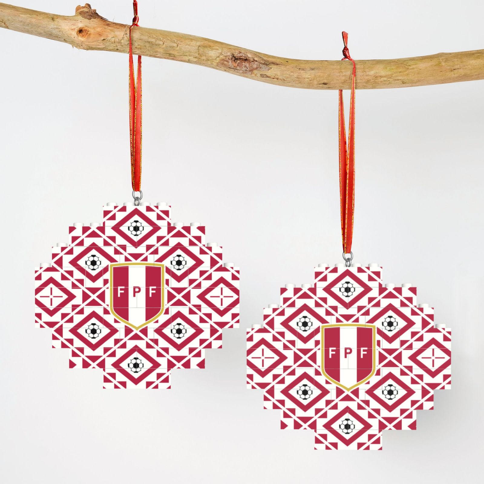 Peru Building Block Puzzle Ornament BBP2025