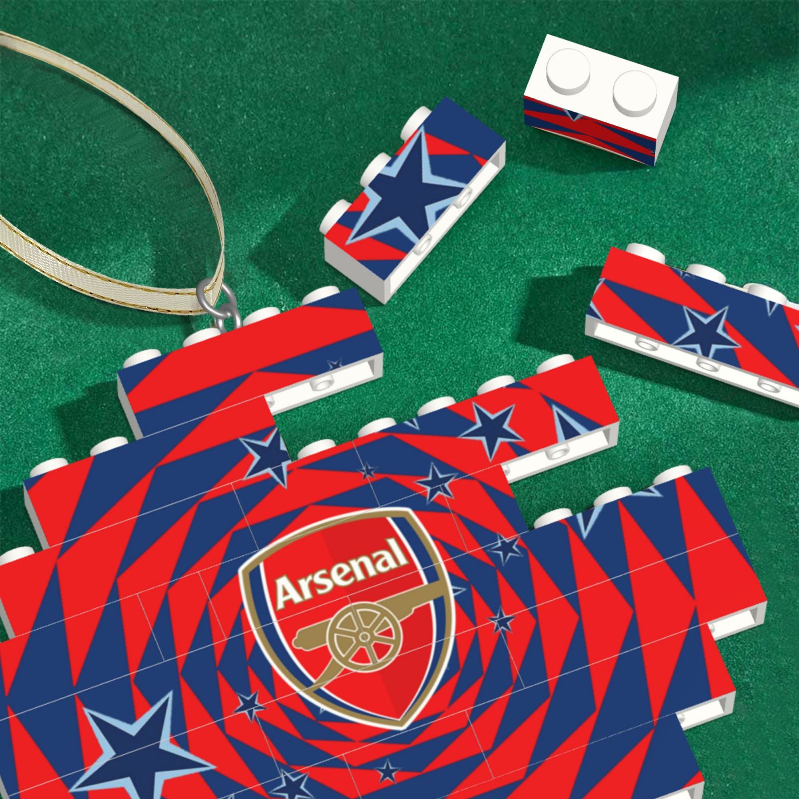 Arsenal Building Block Puzzle Ornament BBP1985