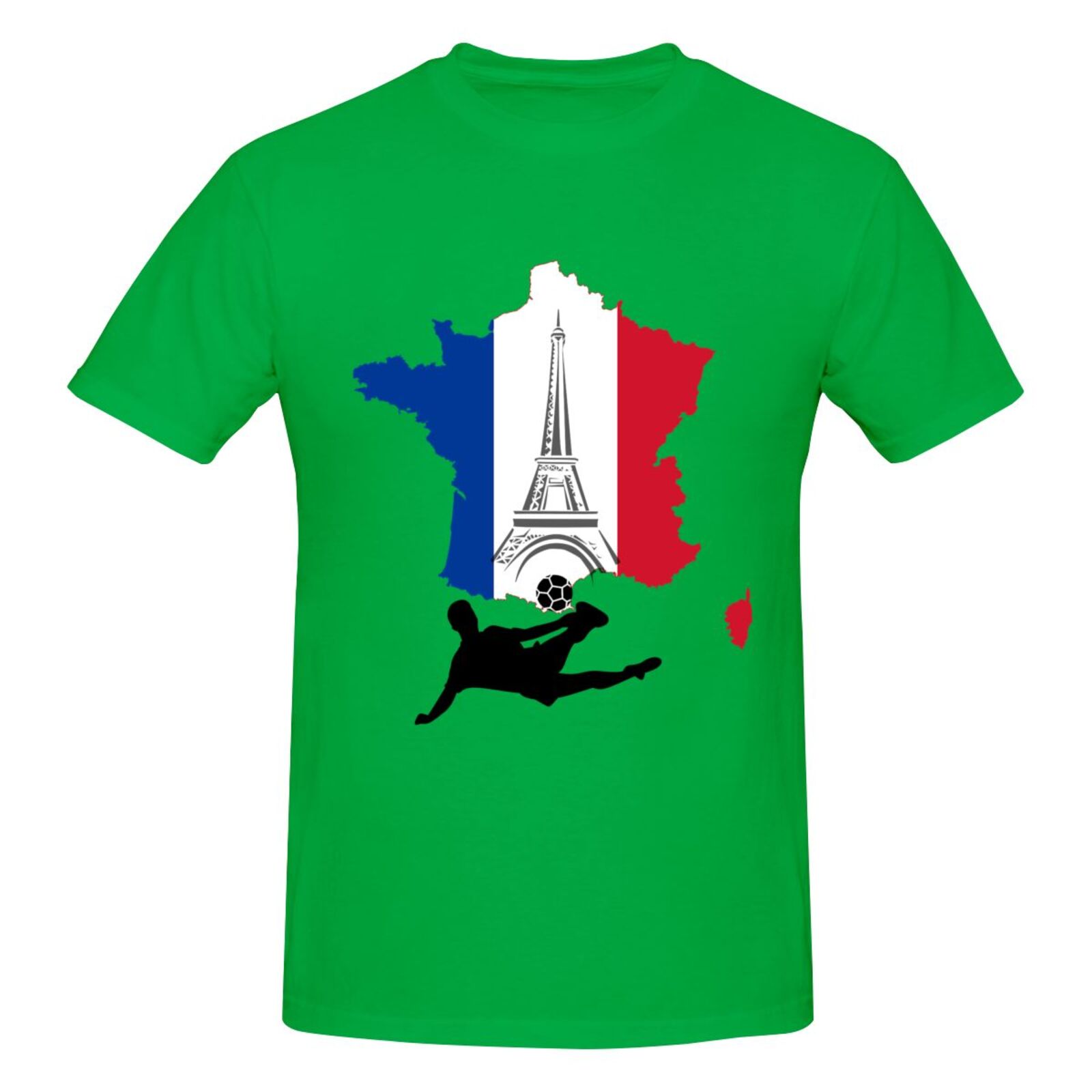 Men's France EURO 2024 Basic Short Sleeve T-Shirt BST1772