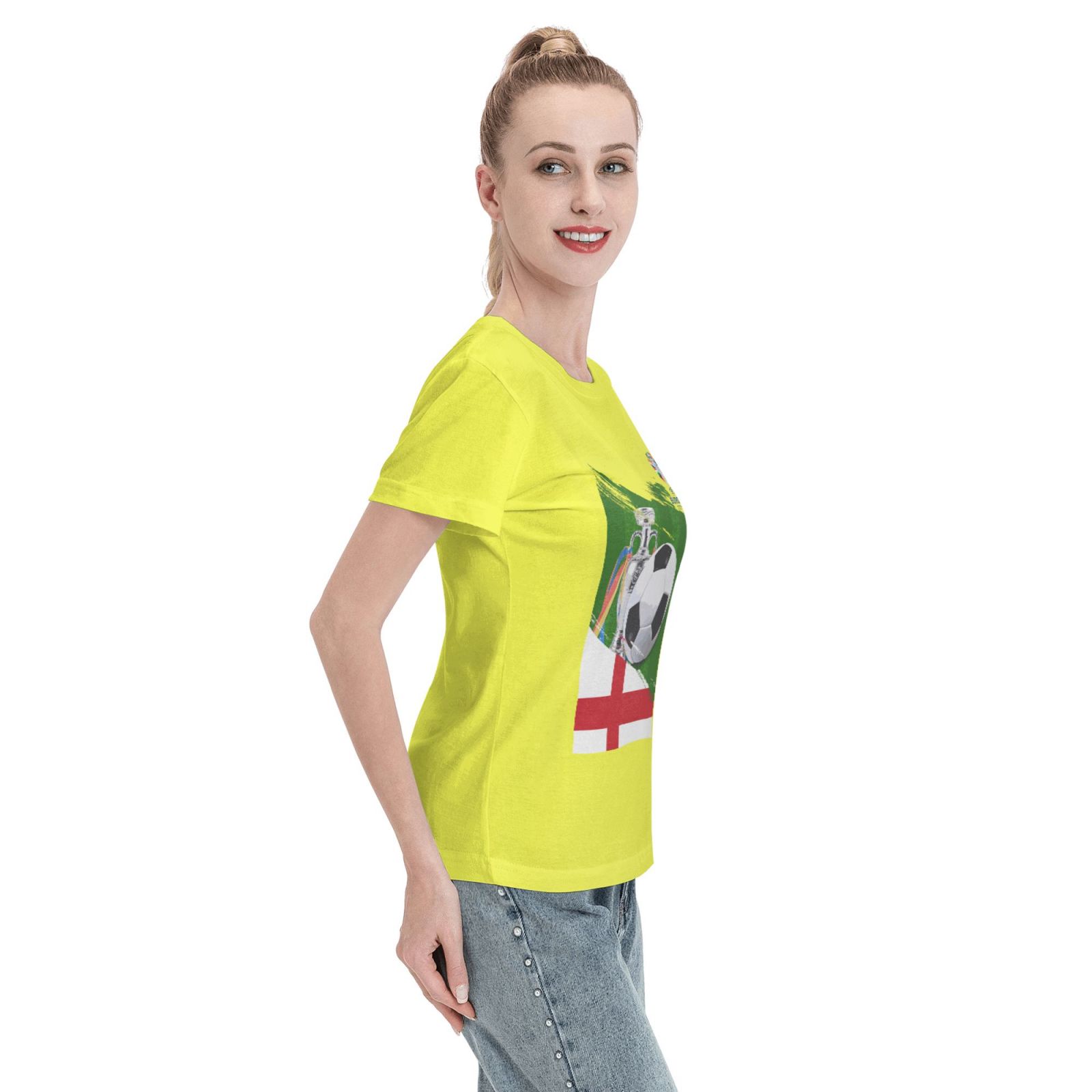 Women's England EURO 2024 Basic Short Sleeve T-Shirt WBT1682