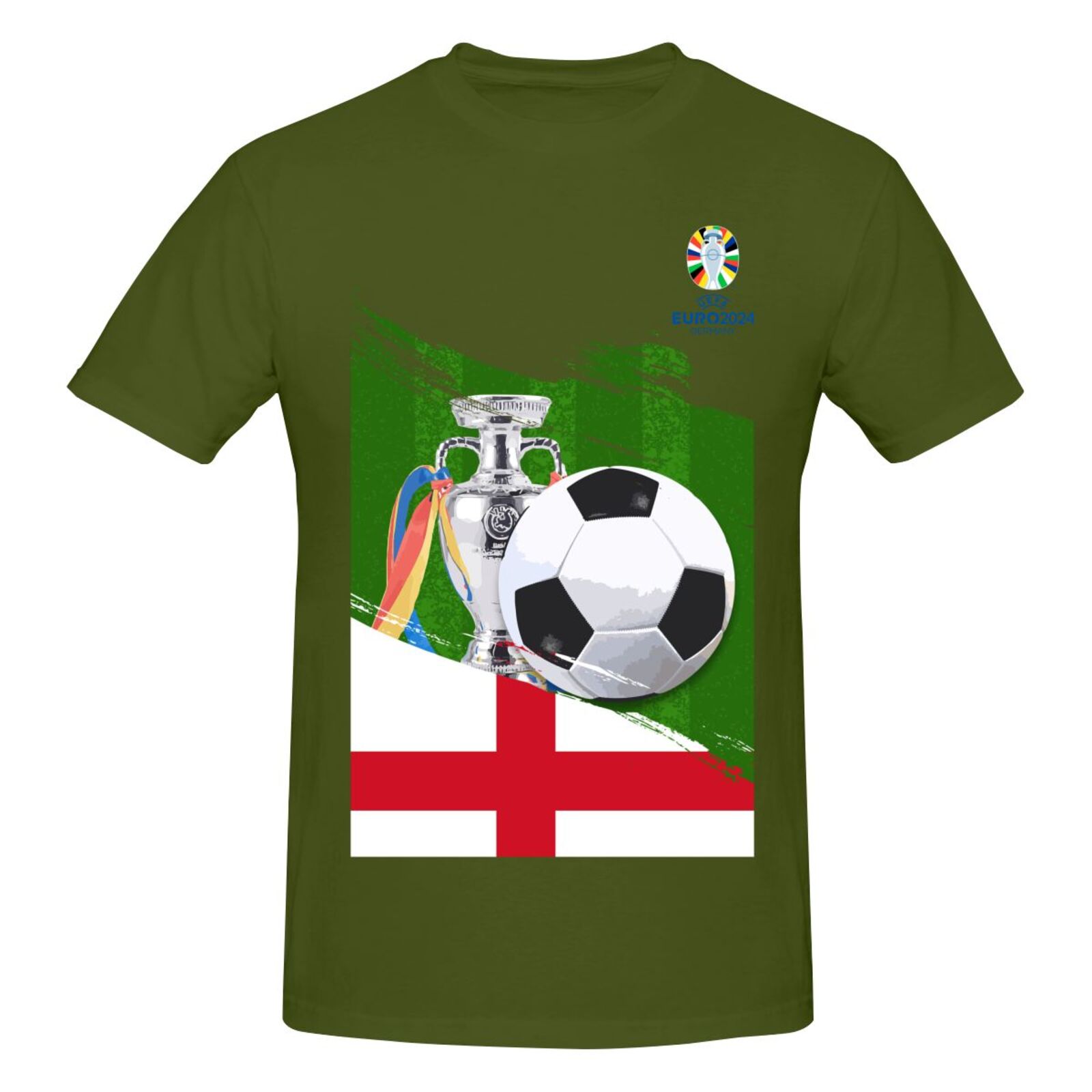 Men's England EURO 2024 Basic Short Sleeve T-Shirt BST1681