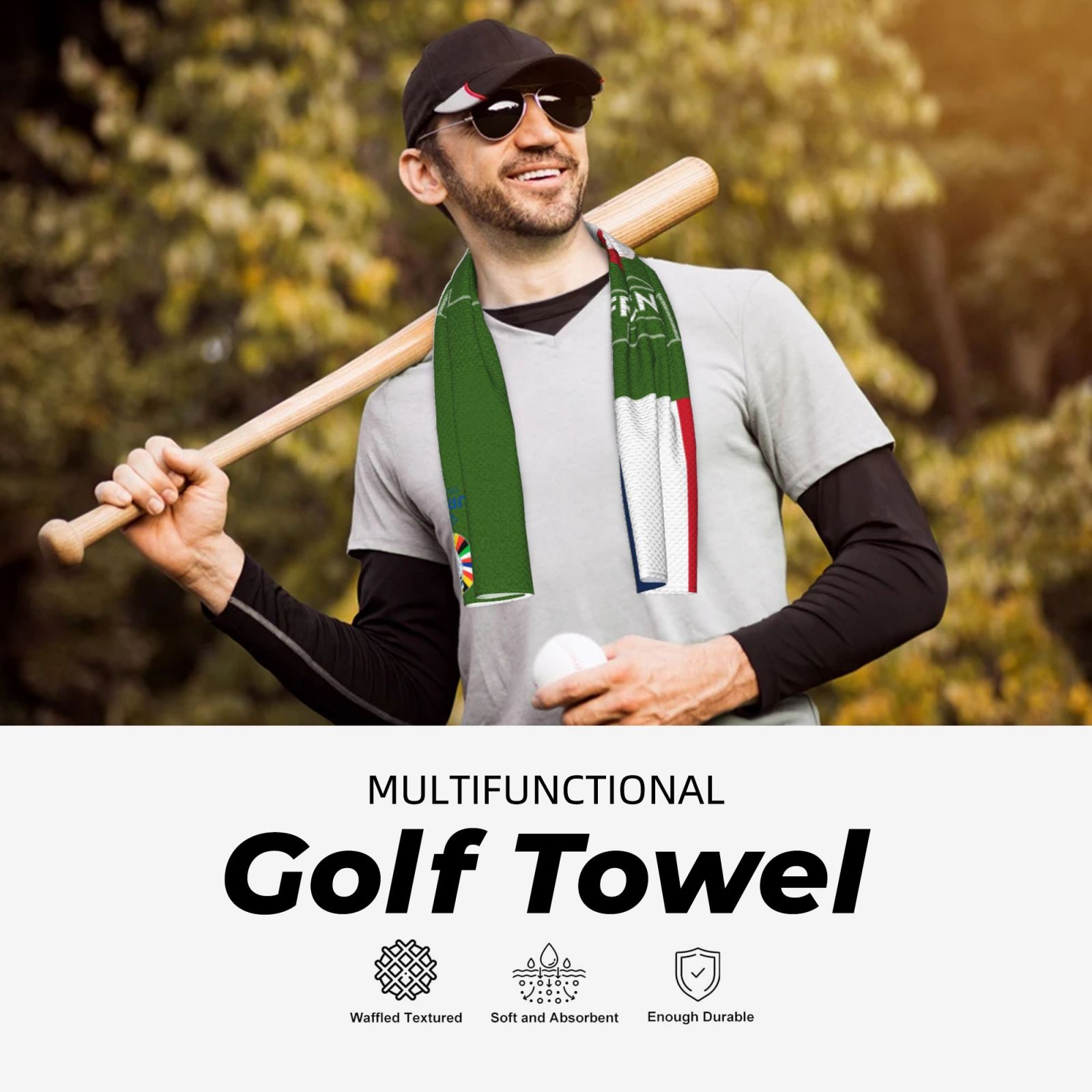 France EURO 2024 Cold Exercise Towel CET1708