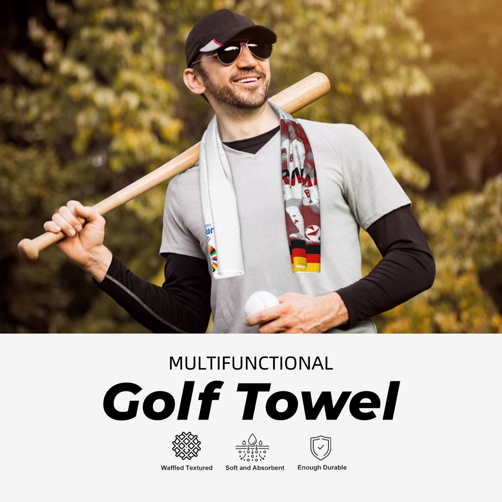 Germany EURO 2024 Cold Exercise Towel CET1707