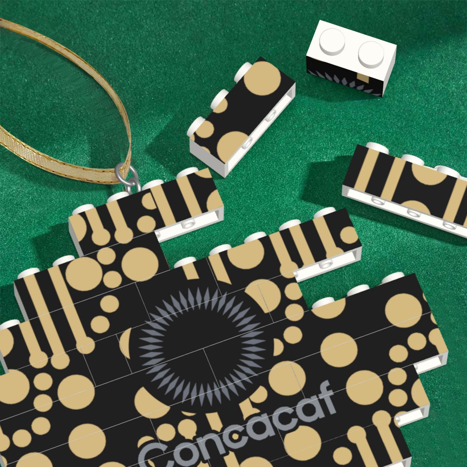 CONCACAF Building Block Puzzle Ornament BBP2003