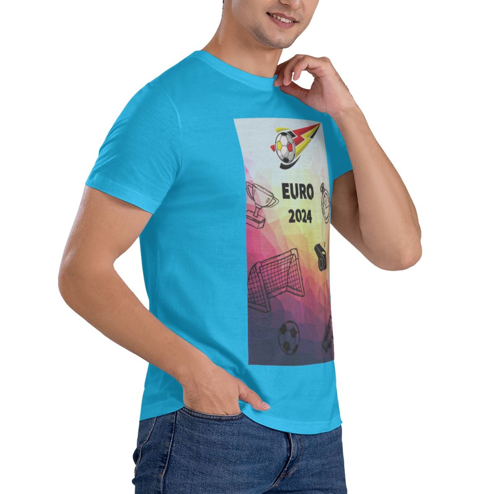 Men's Germany EURO 2024 Basic Short Sleeve T-Shirt BST1771