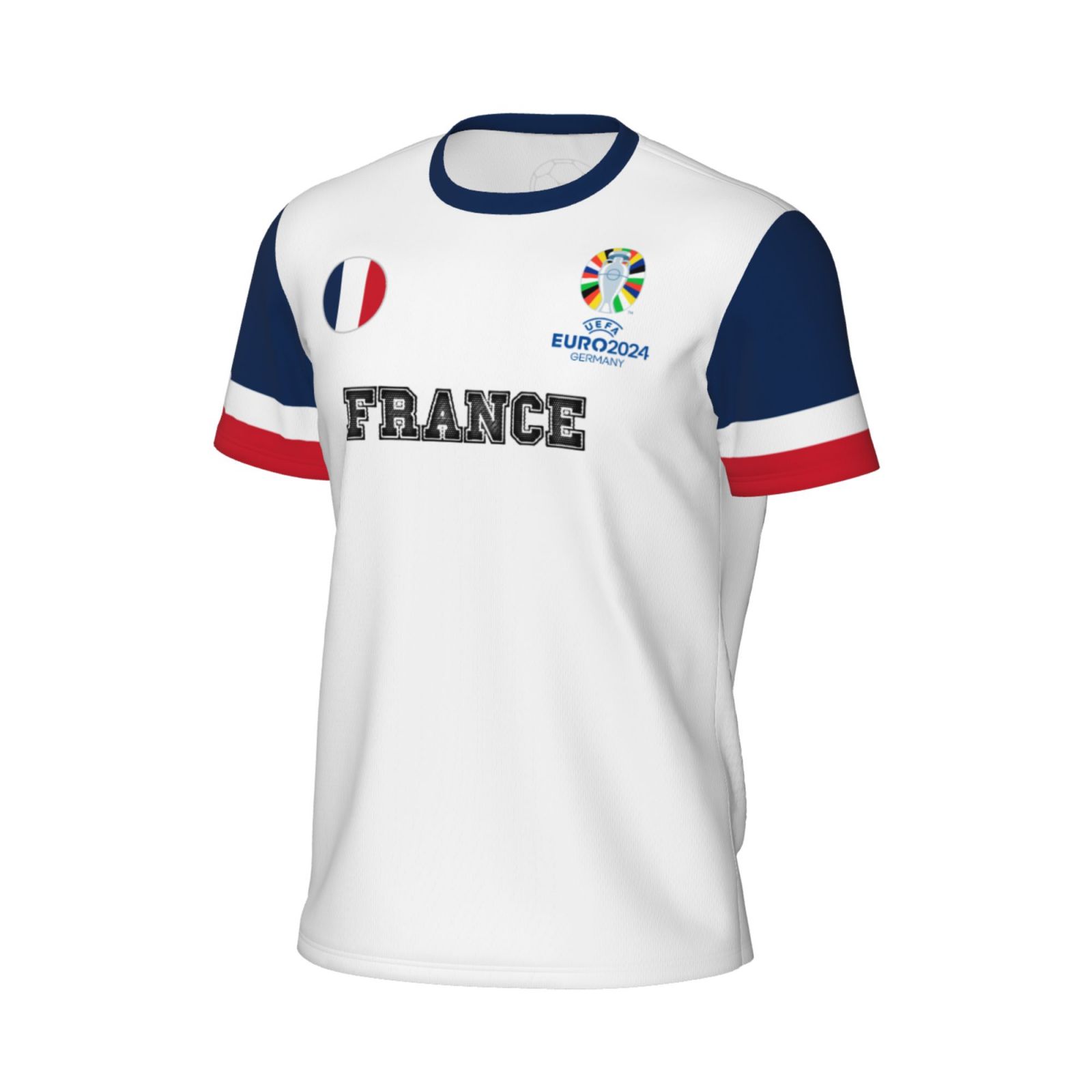 Men's France EURO 2024 Short Sleeved Mesh T-Shirt SMT1683