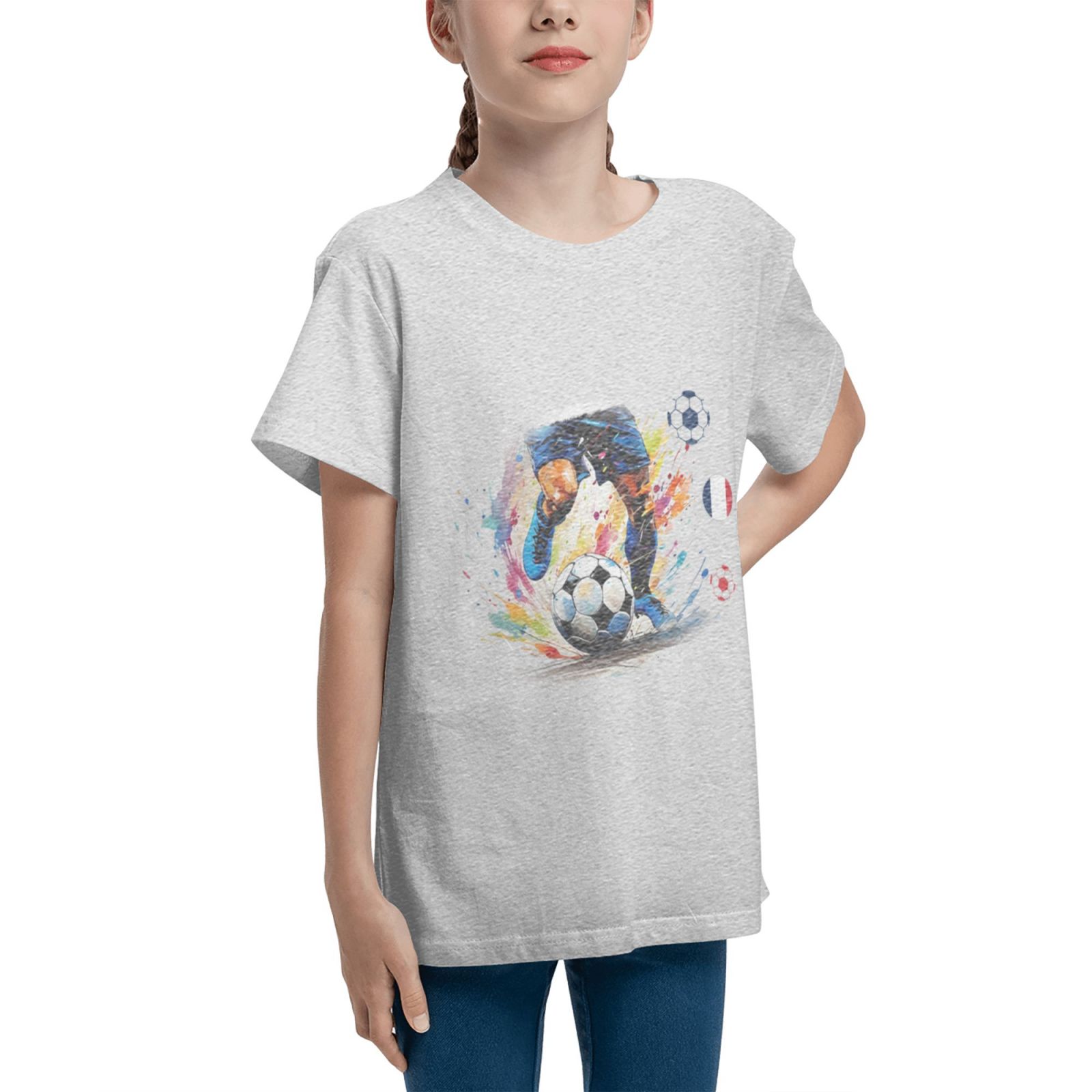 Kid's France EURO 2024 Teenage T-shirt TET1755