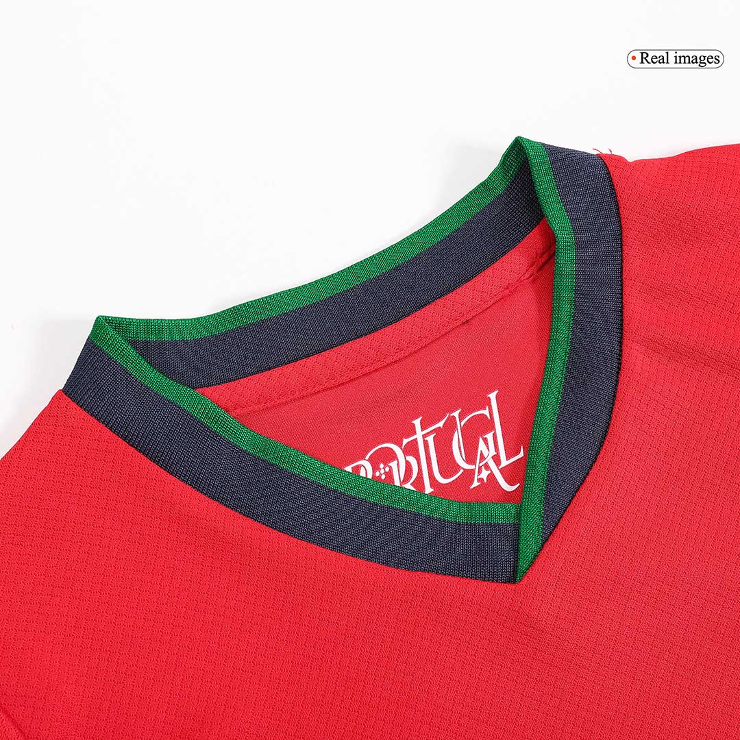 Kid's Portugal Home Jersey+Shorts EURO 2024