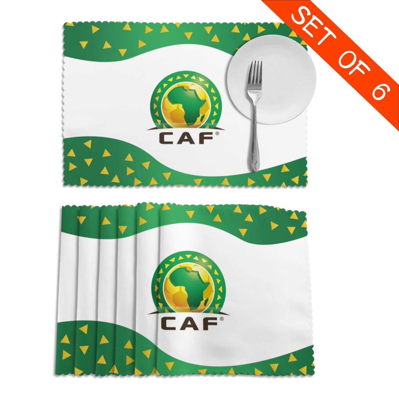 CAF Placemat Set Of 6 PFD2067