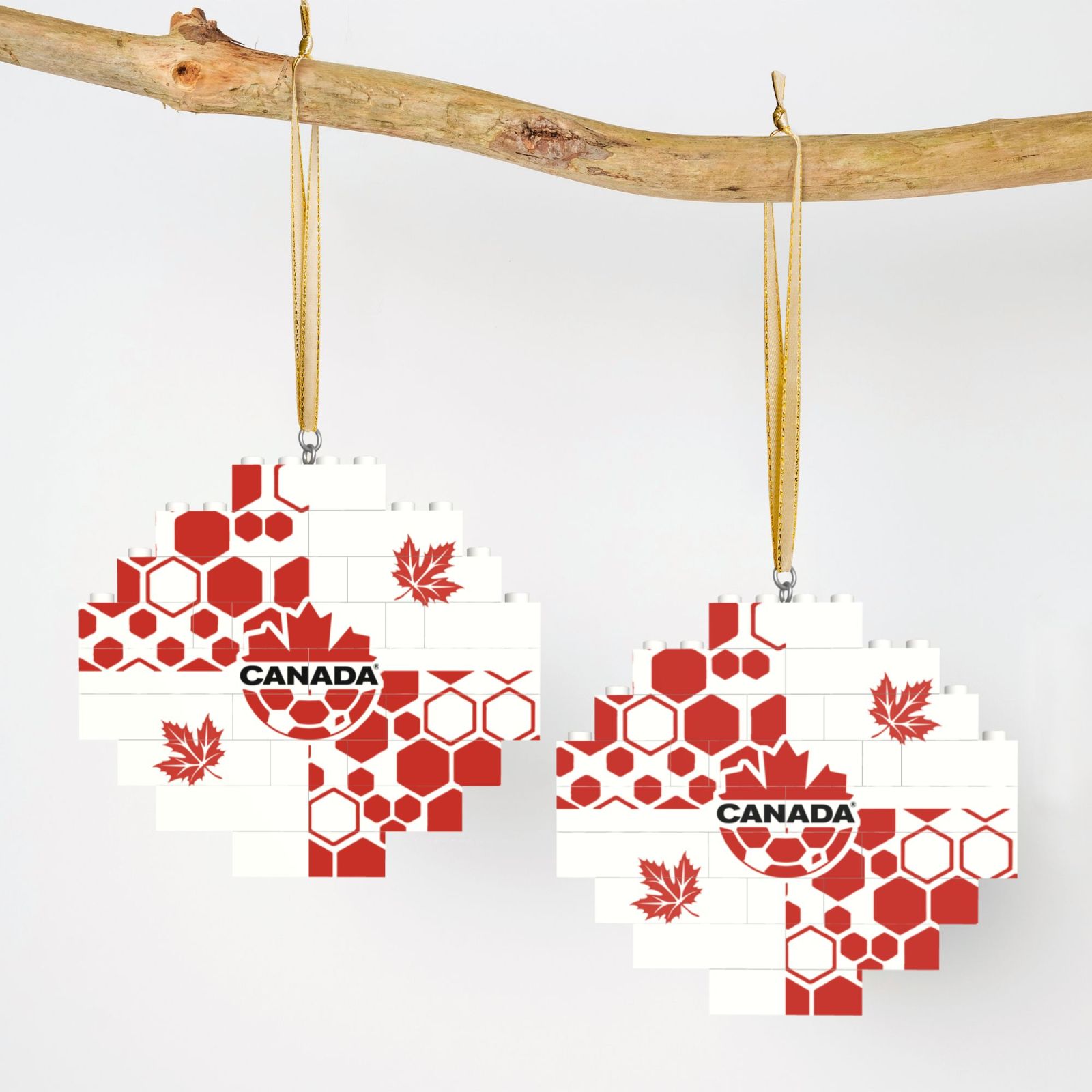 Canada Building Block Puzzle Ornament BBP2030