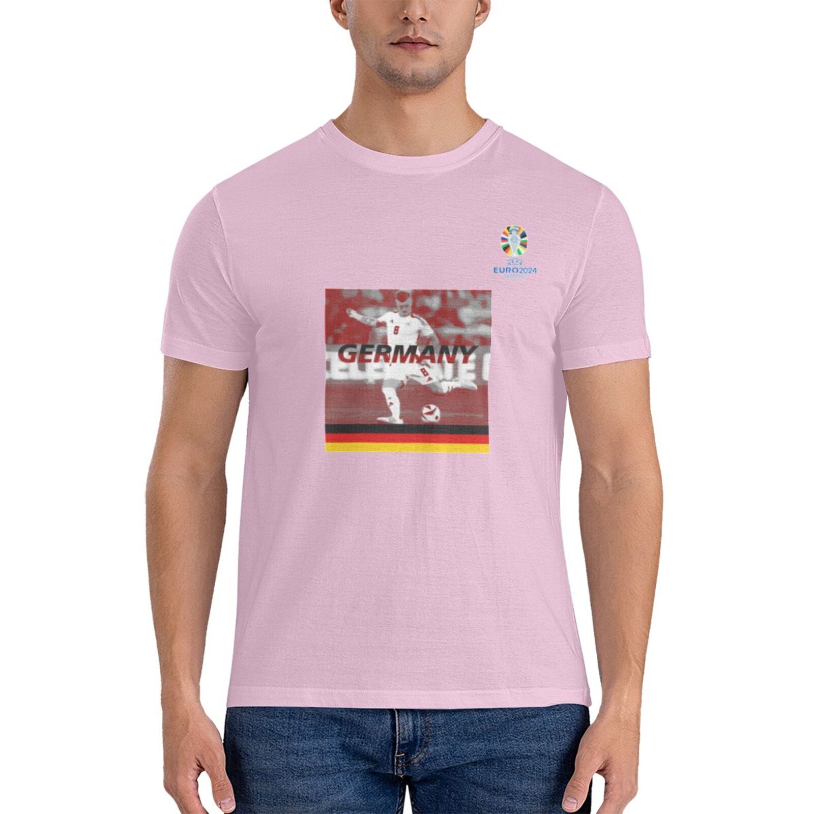 Men's Germany EURO 2024 Basic Short Sleeve T-Shirt BST1704