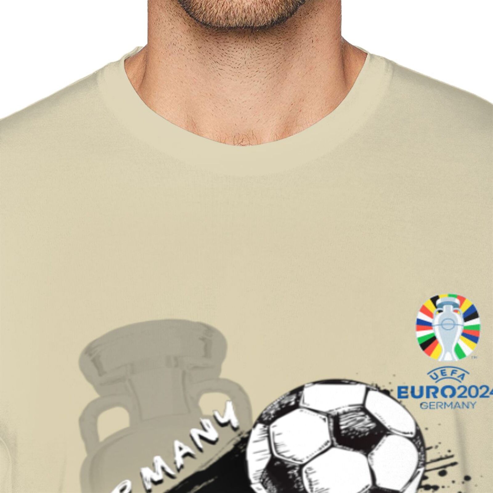 Men's Germany EURO 2024 Basic Short Sleeve T-Shirt BST1679