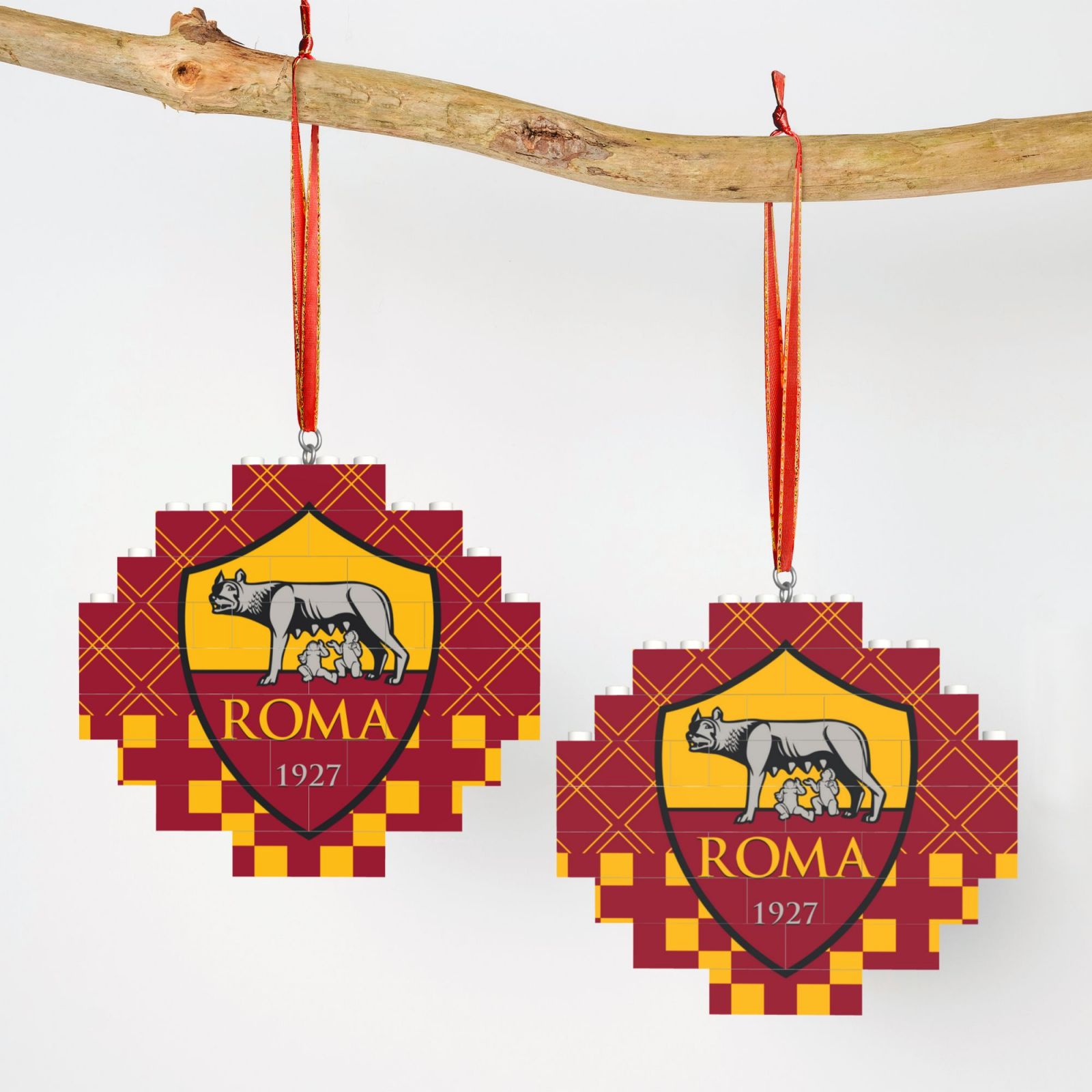 AS Roma Building Block Puzzle Ornament BBP2200