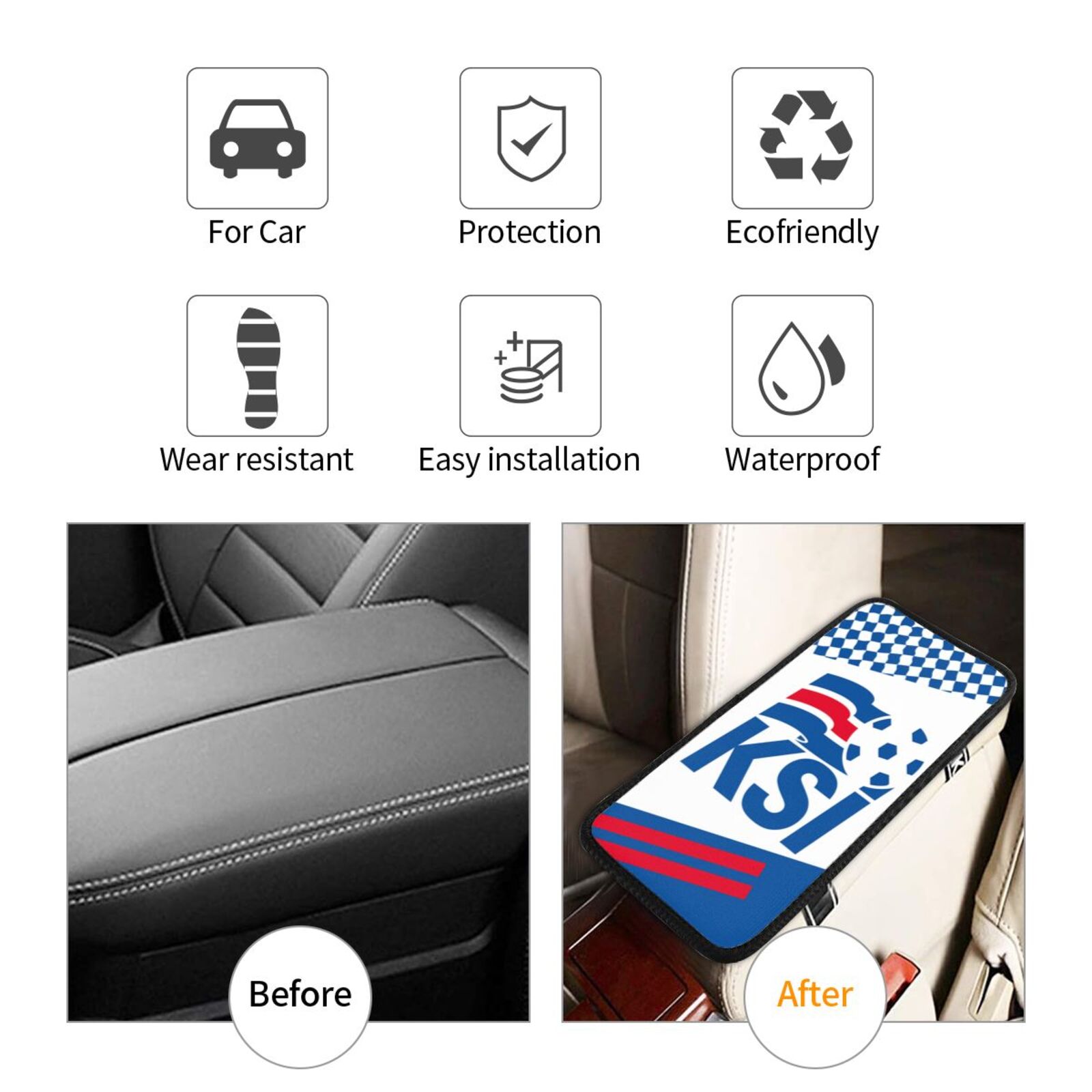 Iceland Car Handrail Box Cushion CHC2585