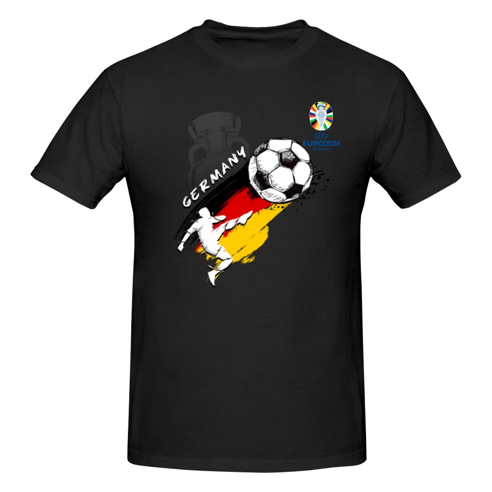Men's Germany EURO 2024 Basic Short Sleeve T-Shirt BST1679