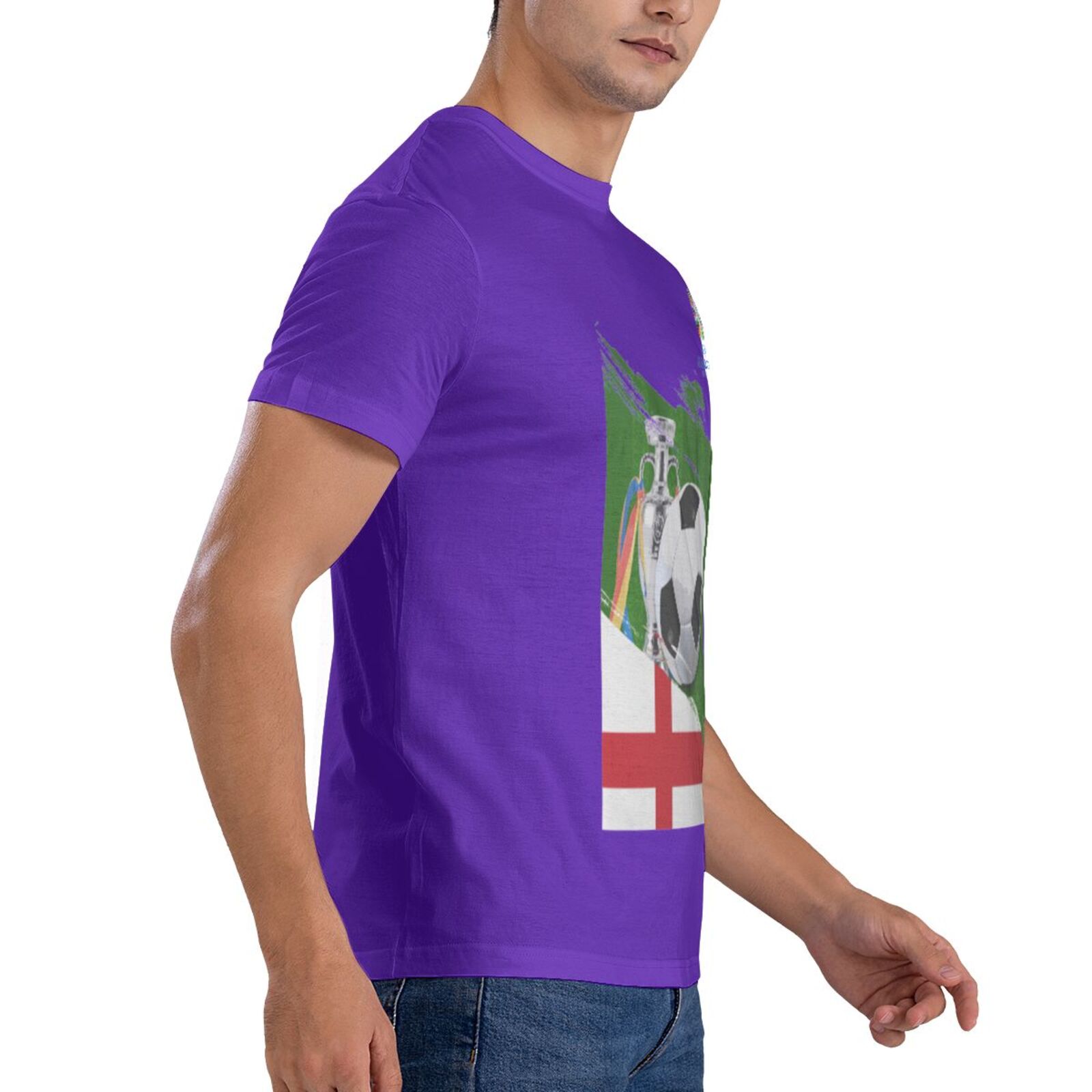 Men's England EURO 2024 Basic Short Sleeve T-Shirt BST1681