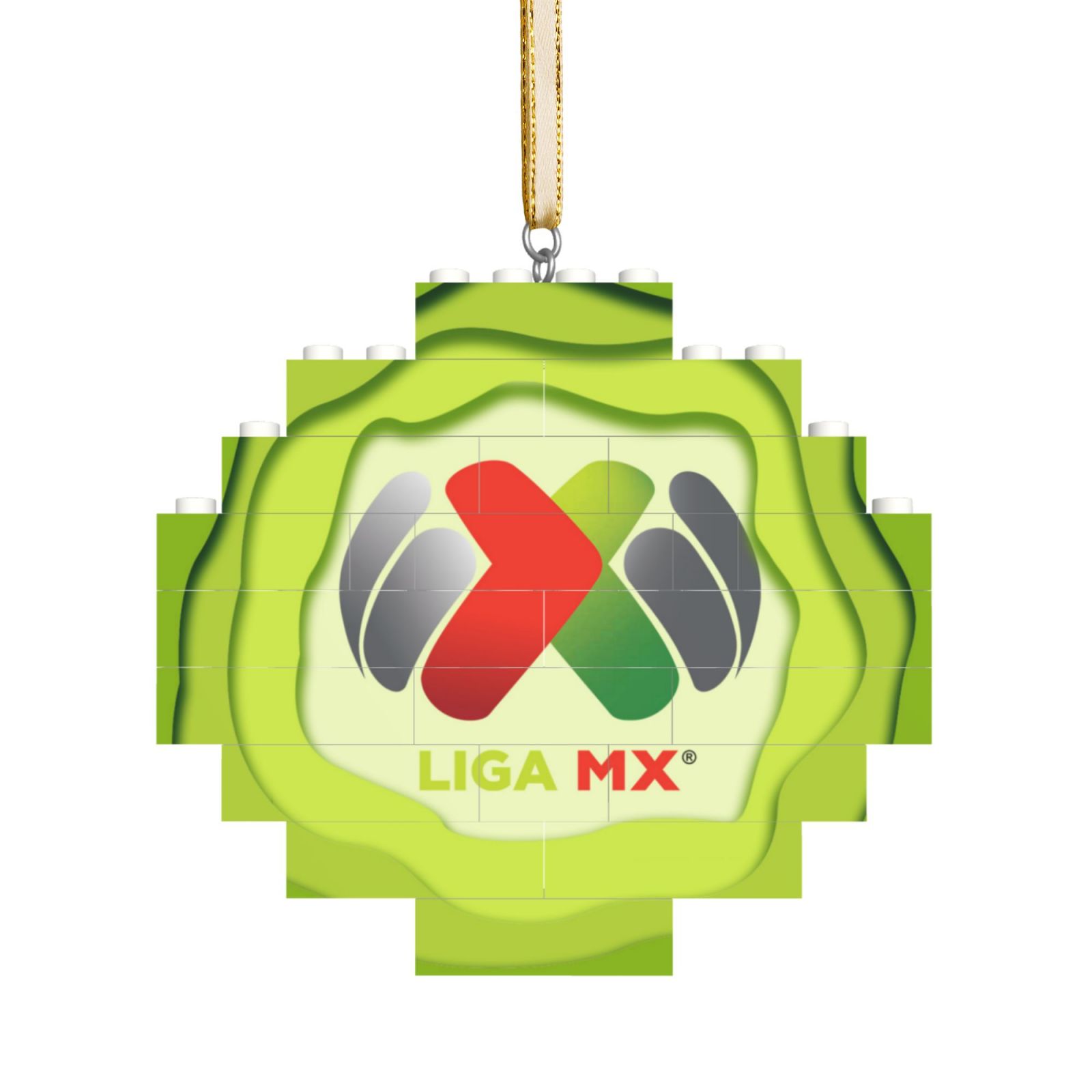 LIGA MX Building Block Puzzle Ornament BBP2199