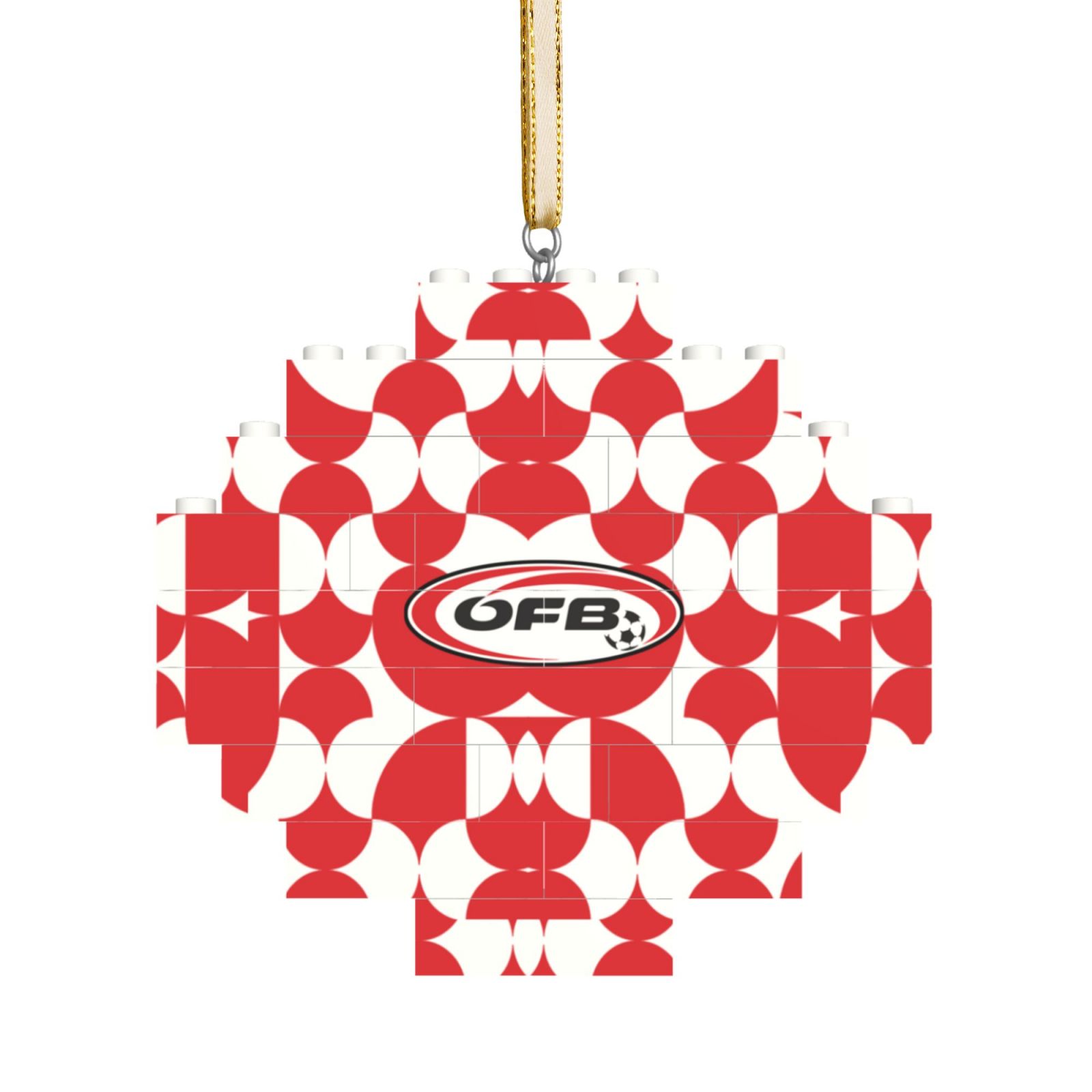 Austria Building Block Puzzle Ornament BBP2000