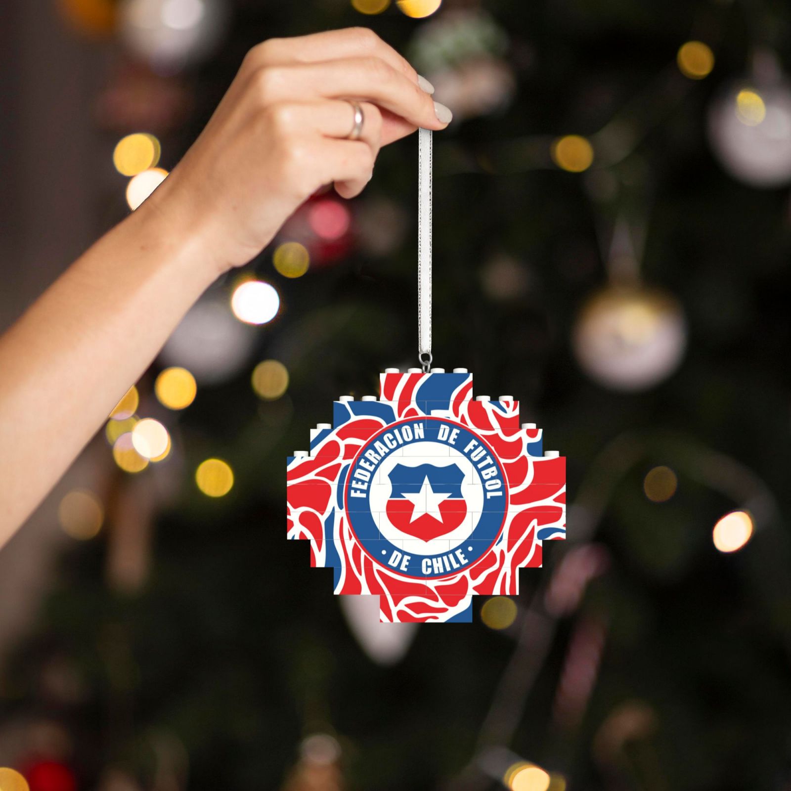 Bayern Munich Building Block Puzzle Ornament BBP2203