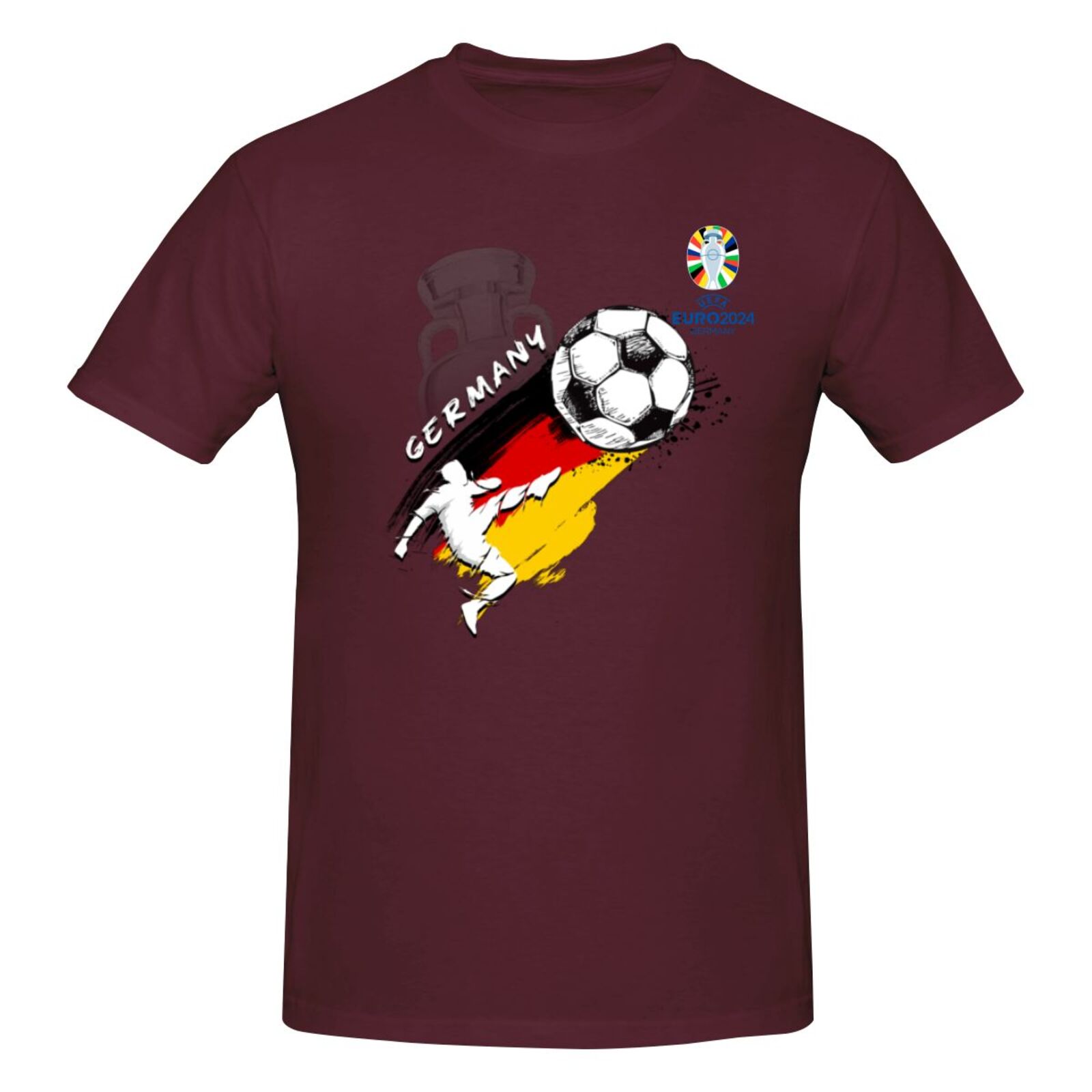 Men's Germany EURO 2024 Basic Short Sleeve T-Shirt BST1679
