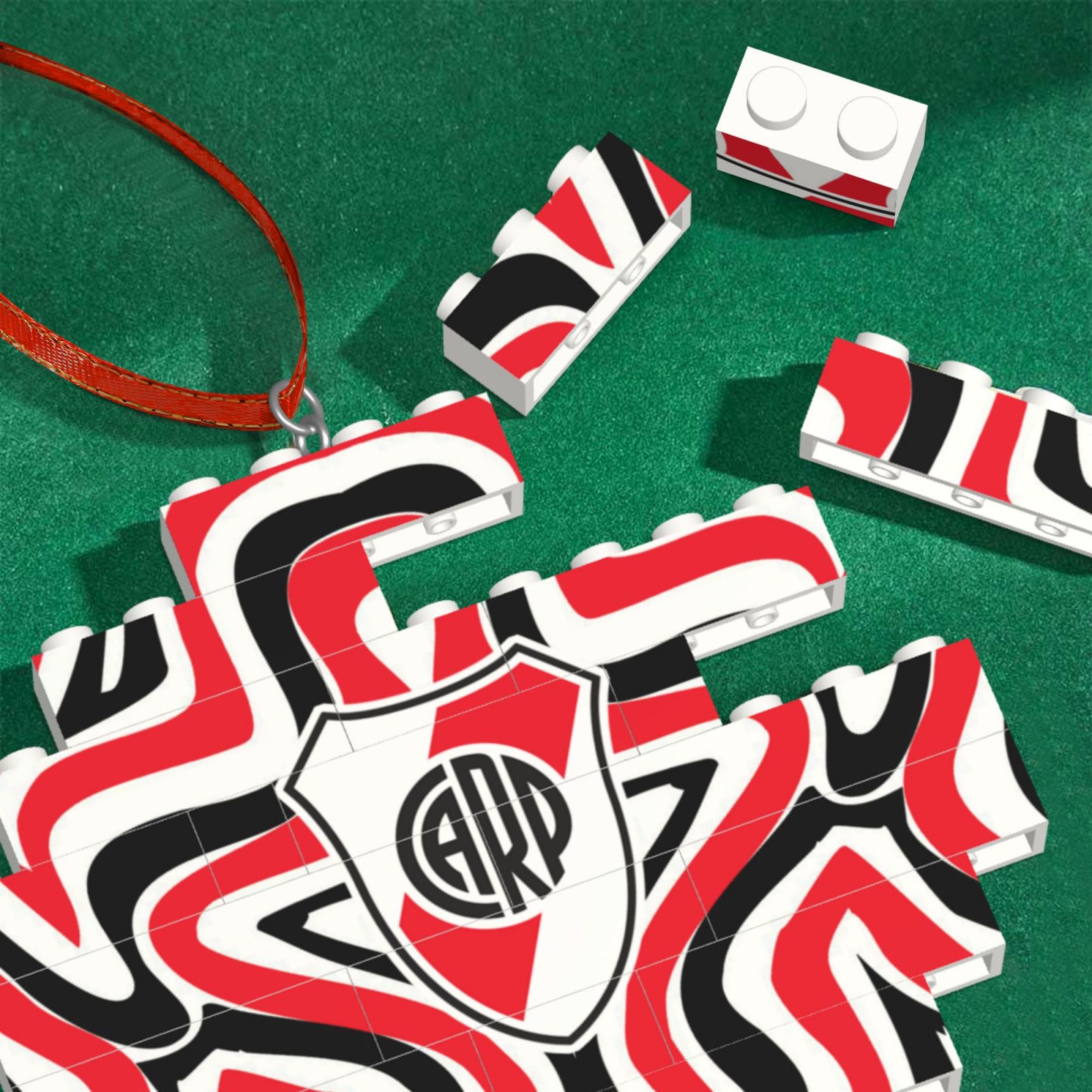 River Plate Building Block Puzzle Ornament BBP2008