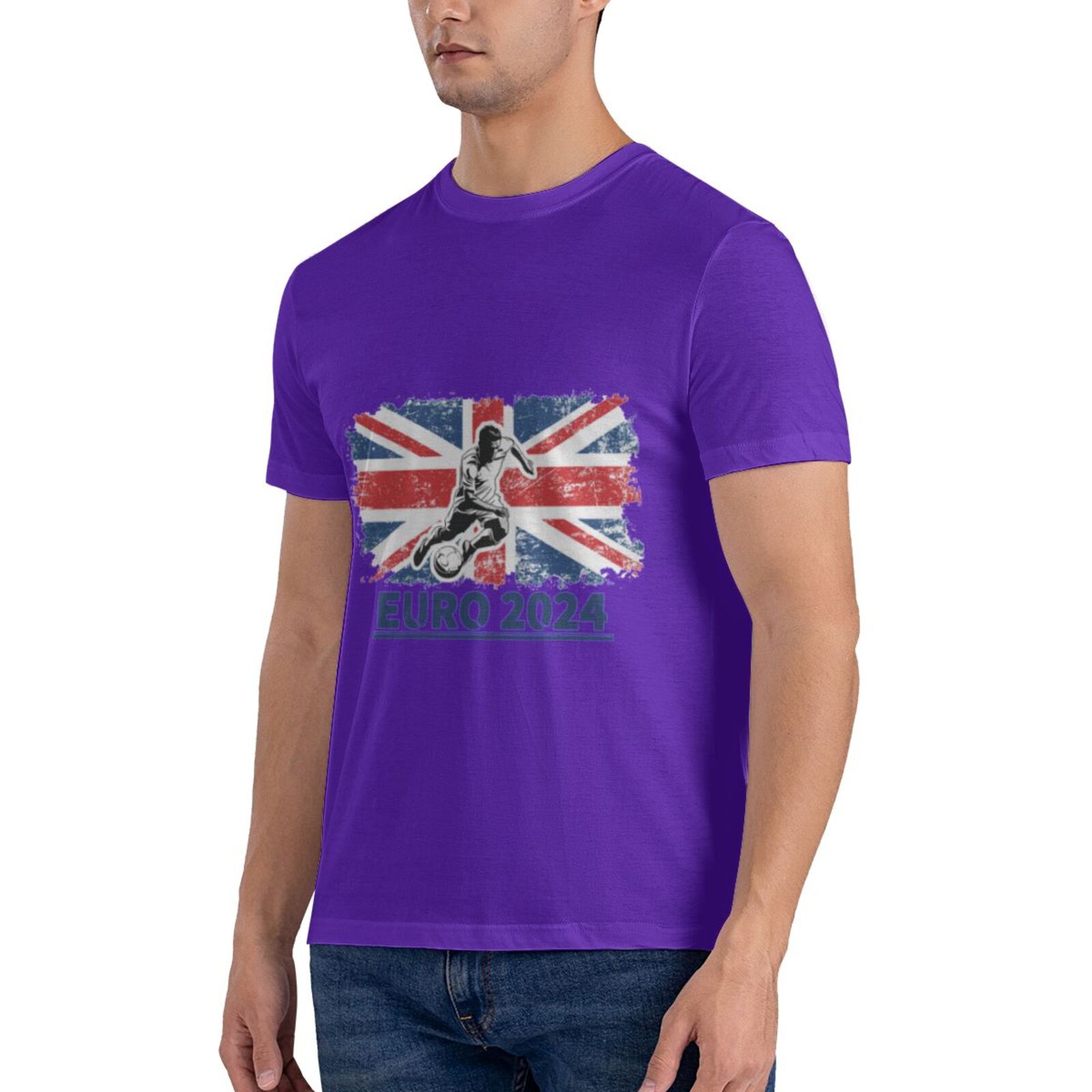 Men's England EURO 2024 Basic Short Sleeve T-Shirt BST1750