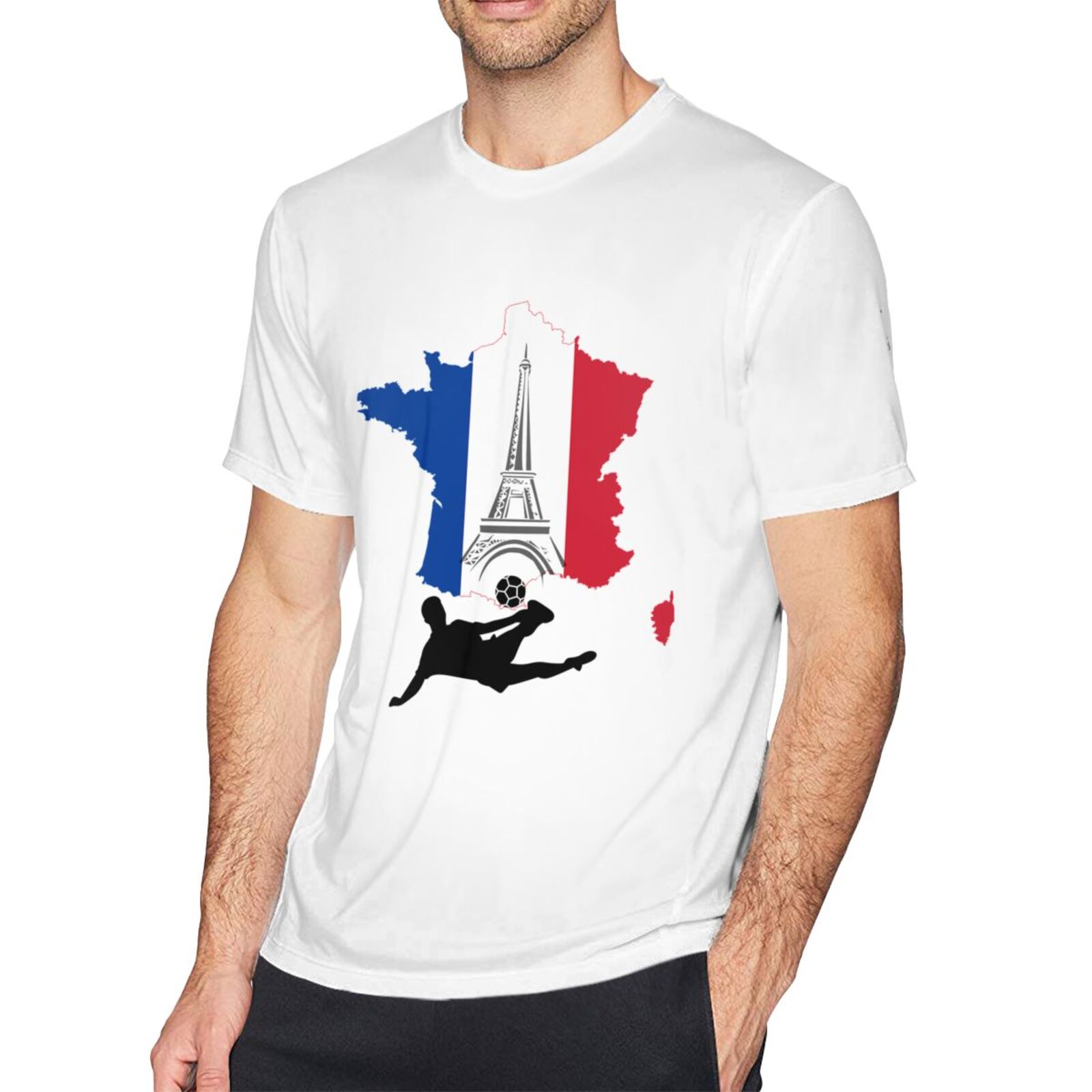 Men's France EURO 2024 Basic Short Sleeve T-Shirt BST1772