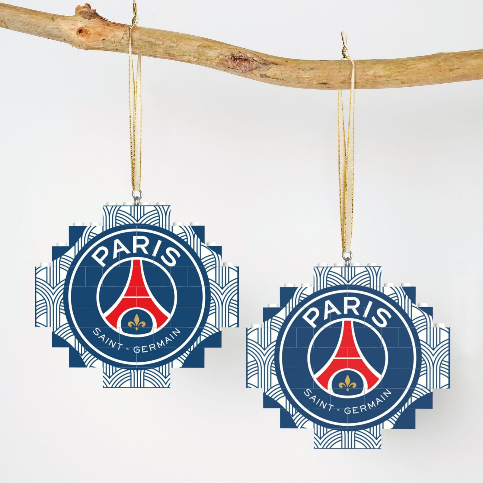 Paris Saint-Germain Building Block Puzzle Ornament BBP2188