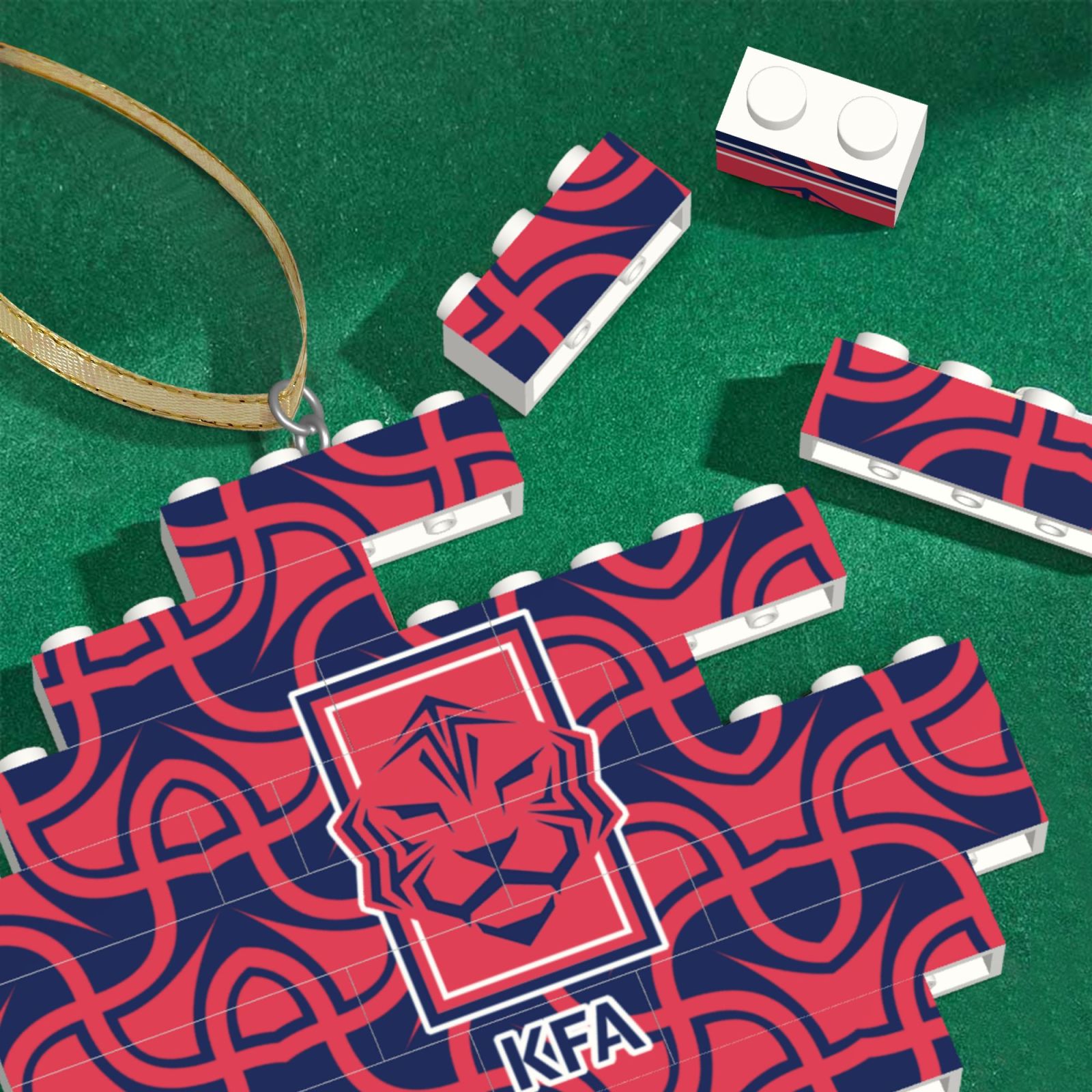 South Korea Building Block Puzzle Ornament BBP2011