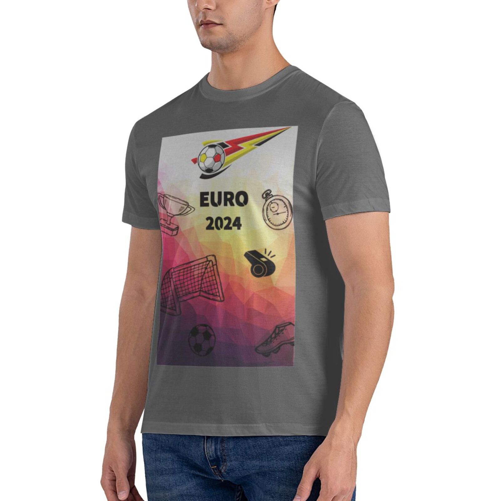 Men's Germany EURO 2024 Basic Short Sleeve T-Shirt BST1771